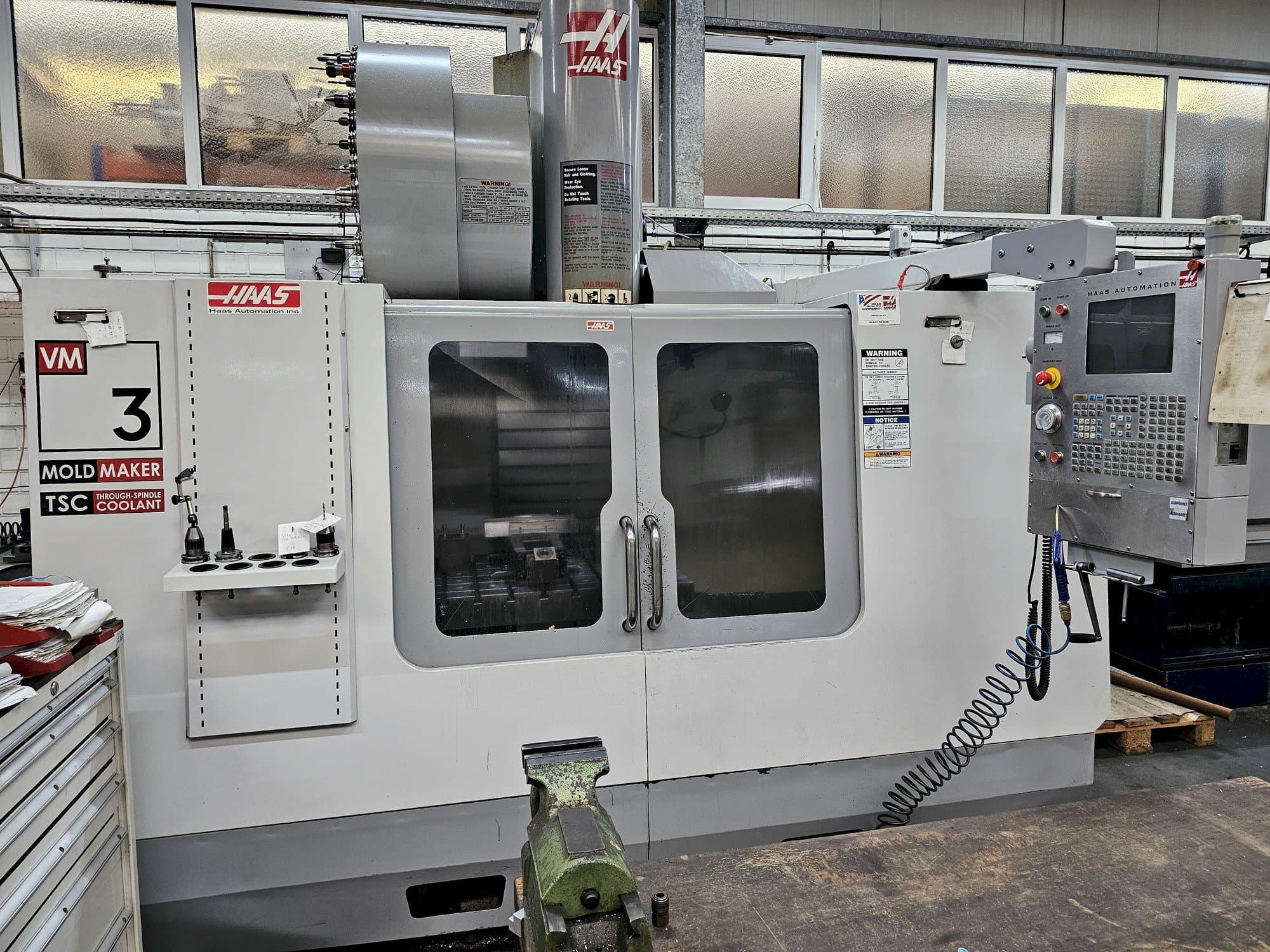 HAAS VM 3-maskinen framifrån