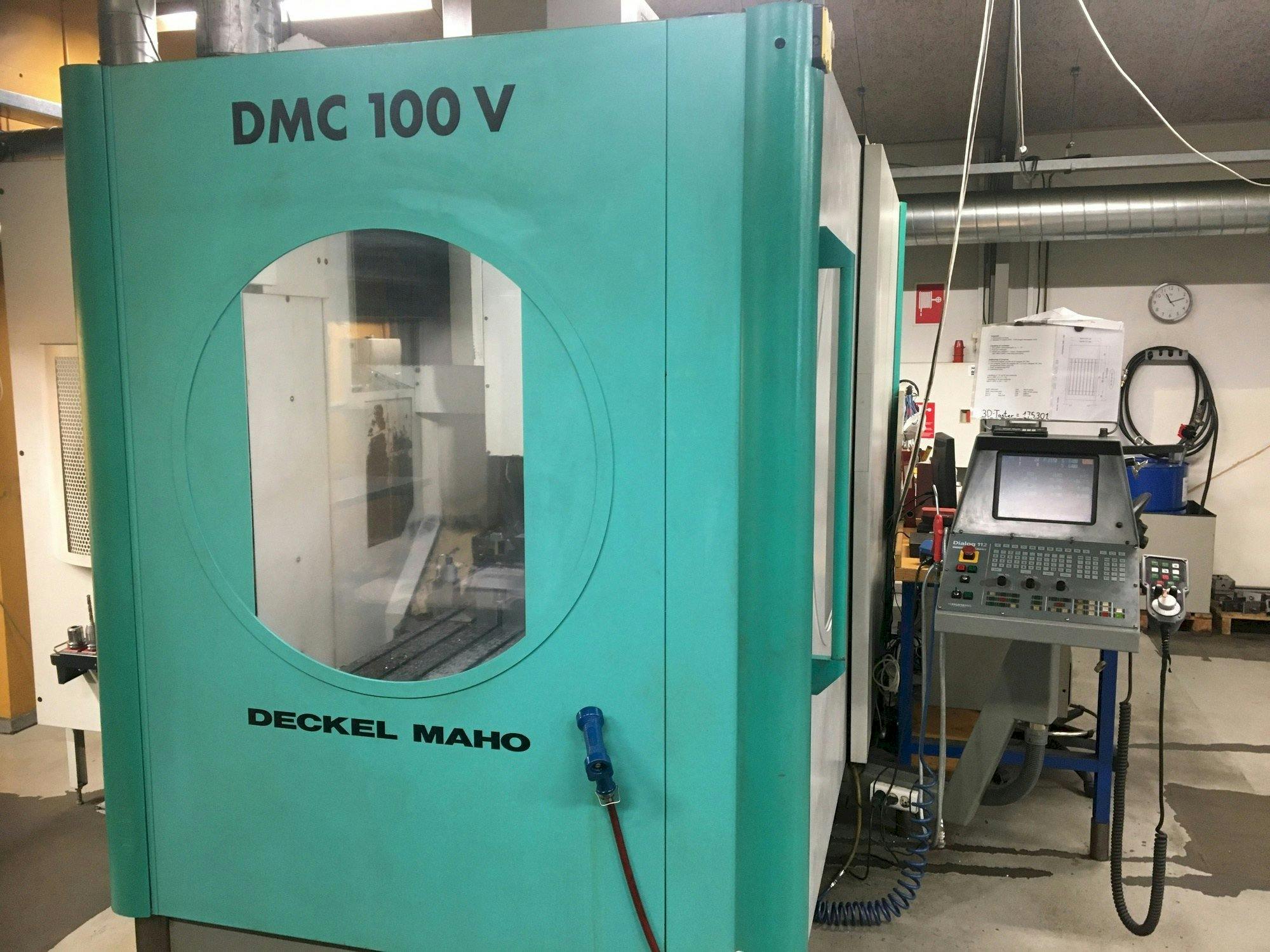 DECKEL DMC 100V-maskinen framifrån