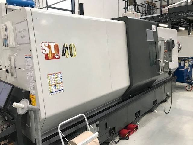 HAAS ST40-maskinen framifrån