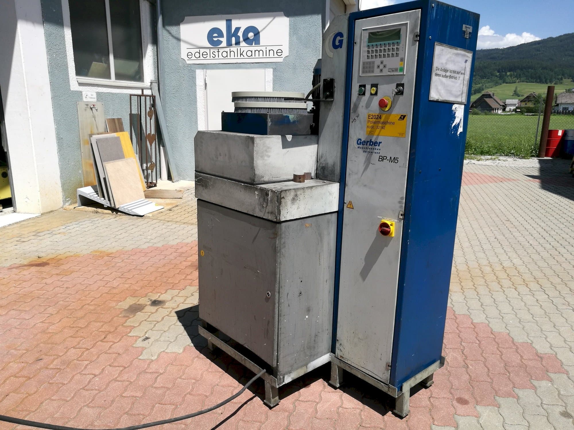 Gerber BP-M5-maskinen framifrån