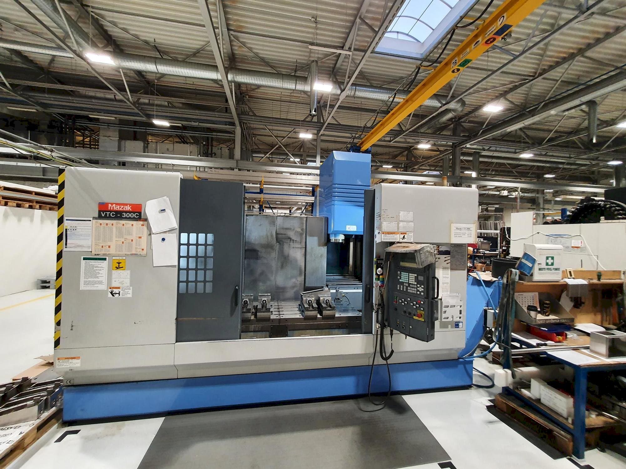 Mazak VTC-300C-maskinen framifrån