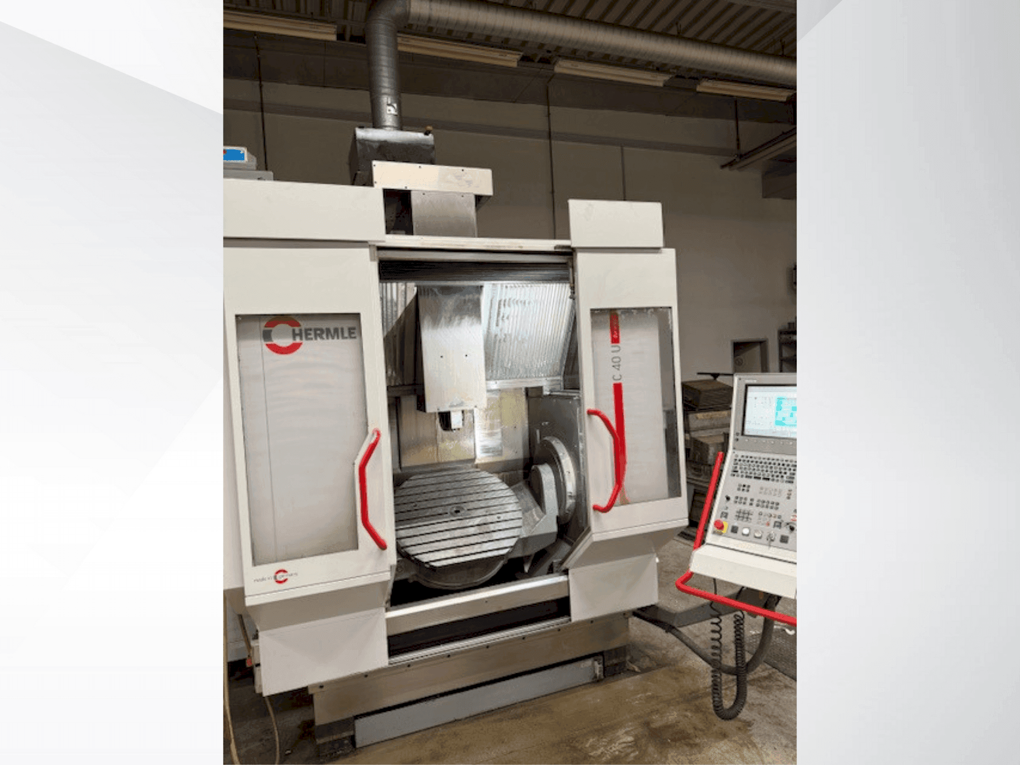 HERMLE C40 Dynamic-maskinen framifrån