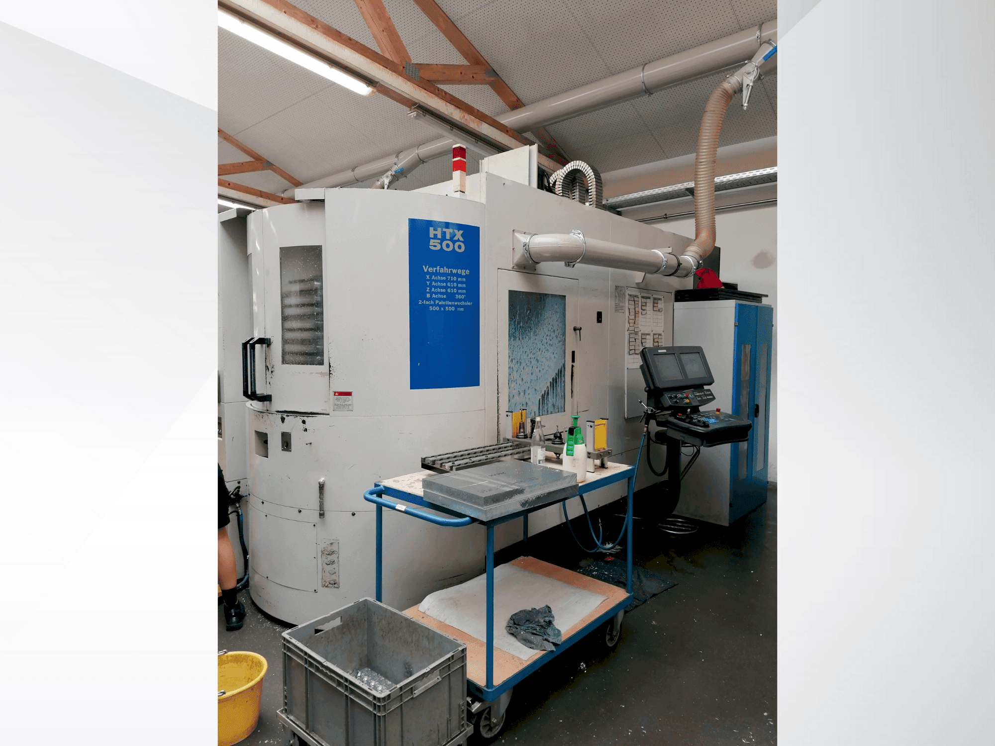 Hurco HTX 500-maskinen framifrån