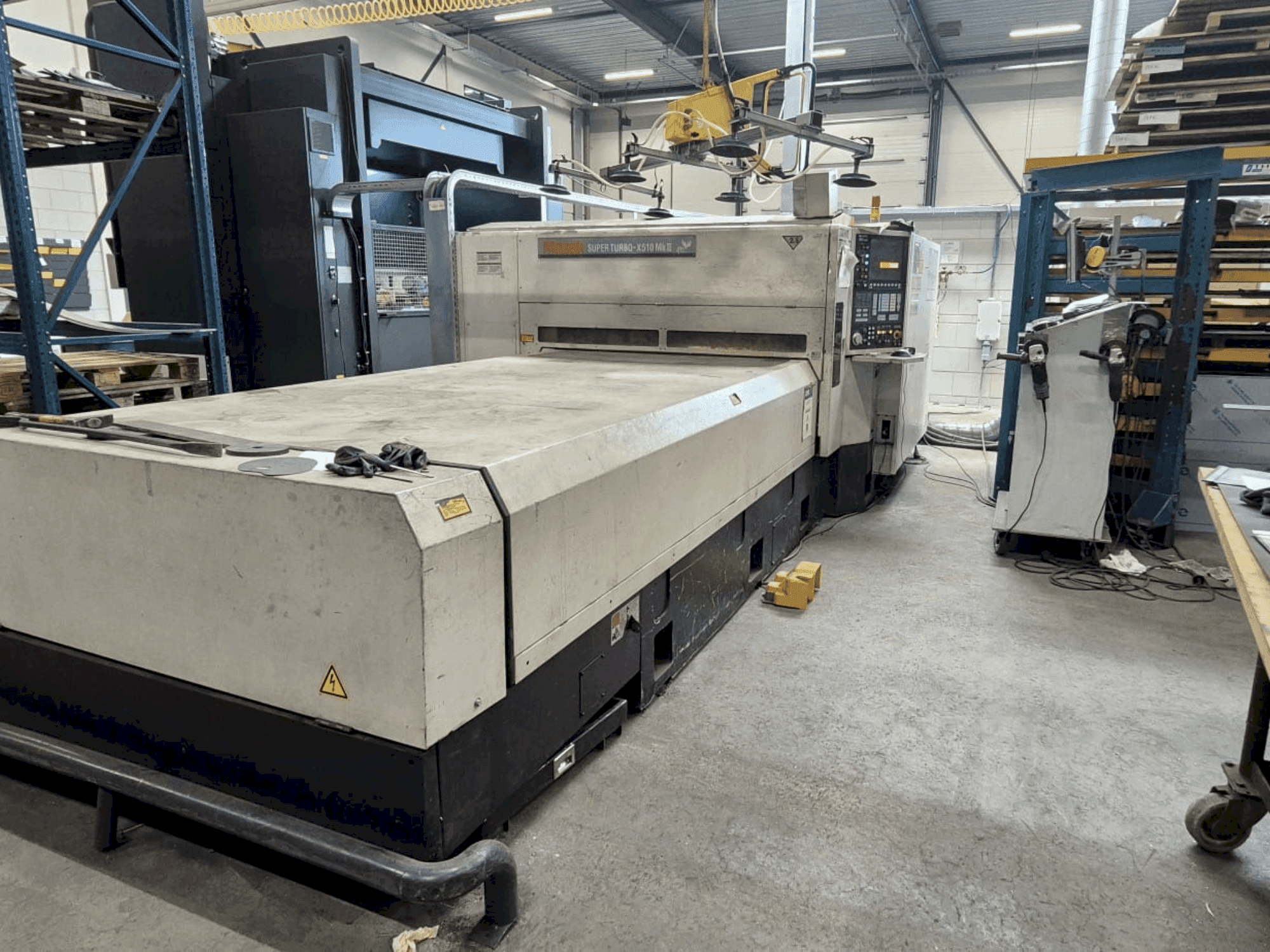 Mazak Super Turbo-X510 Mk II-maskinen framifrån