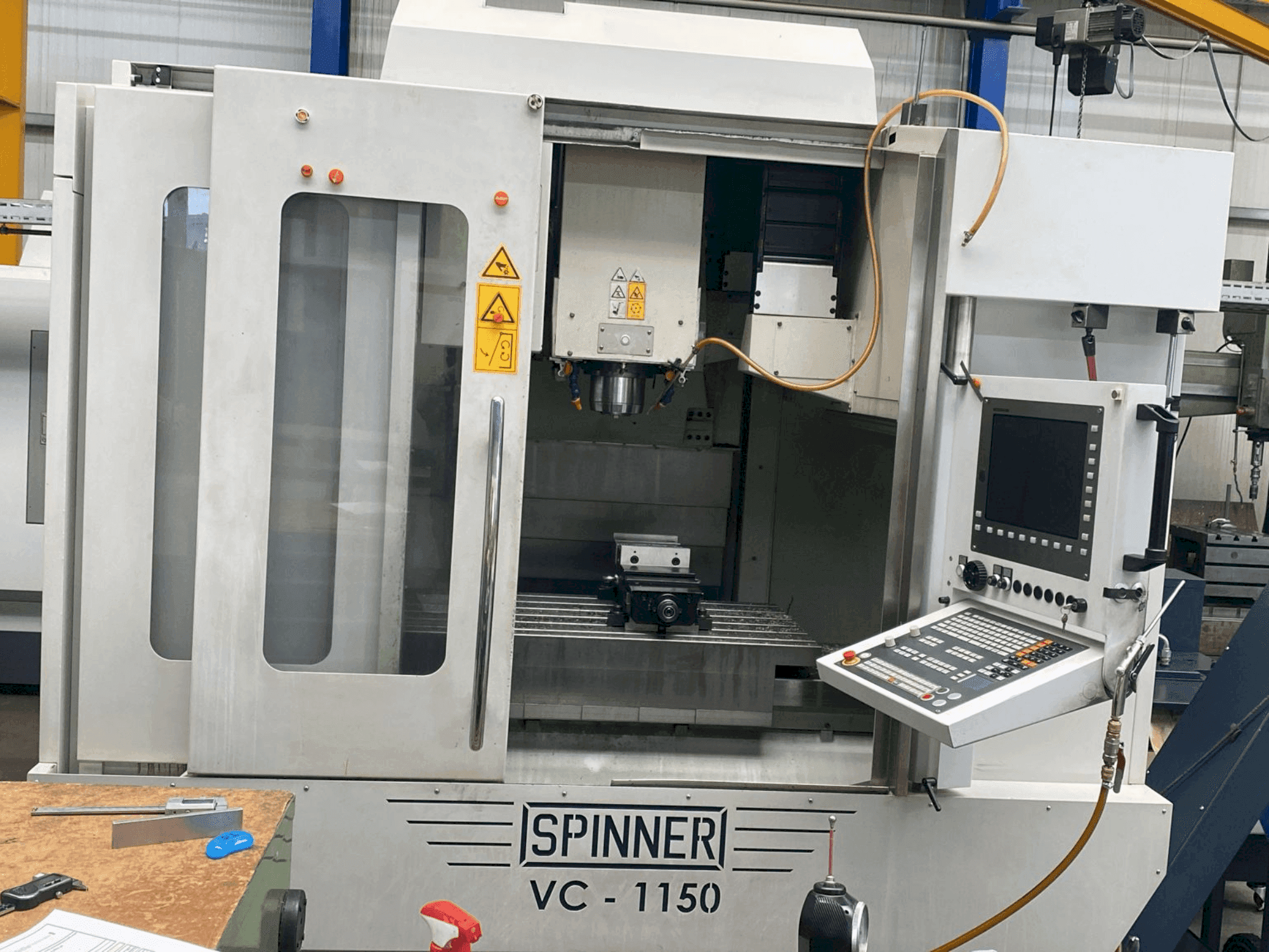 SPINNER VC 1150-maskinen framifrån