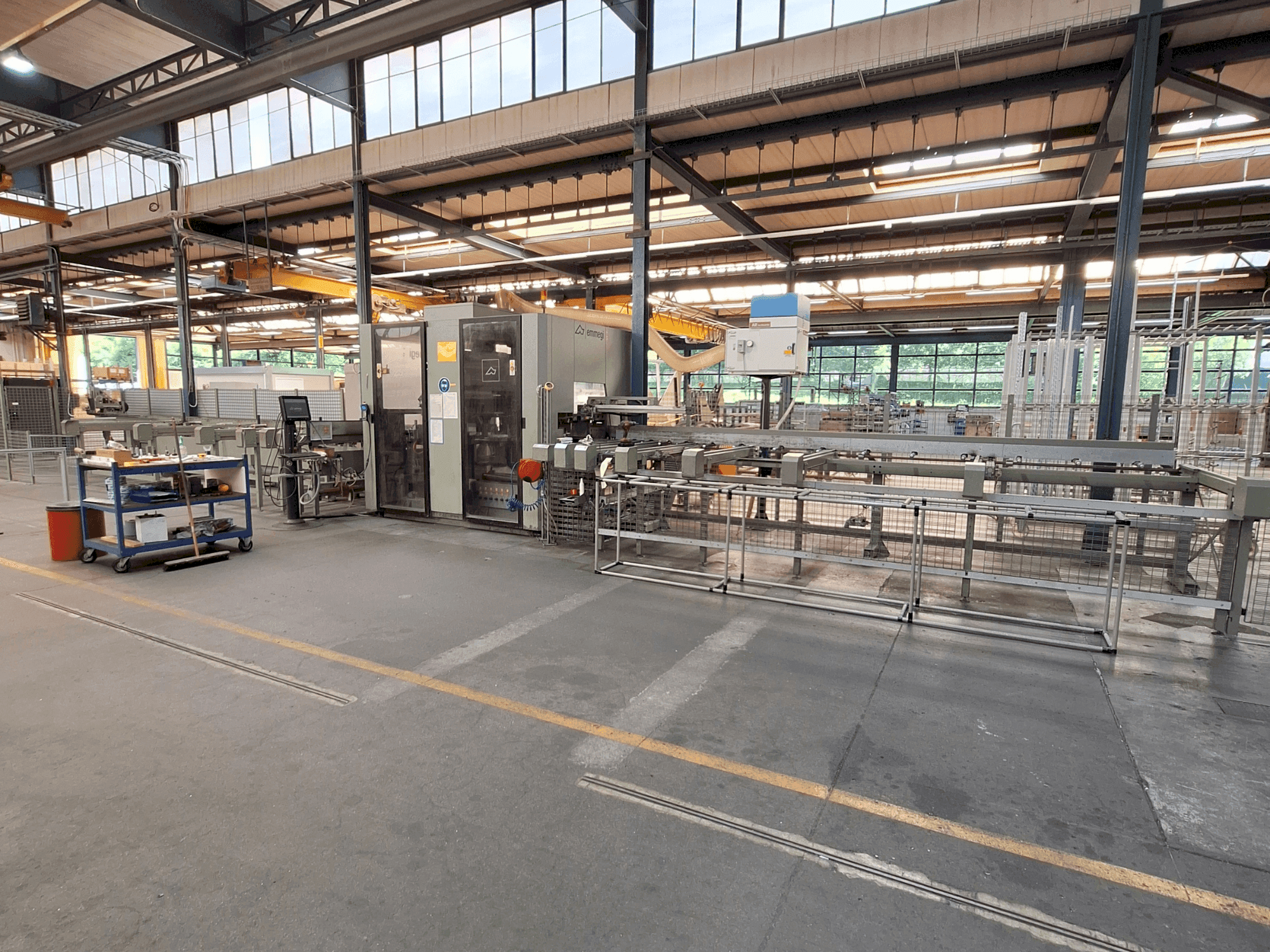 Emmegi Quadra L1-maskinen framifrån