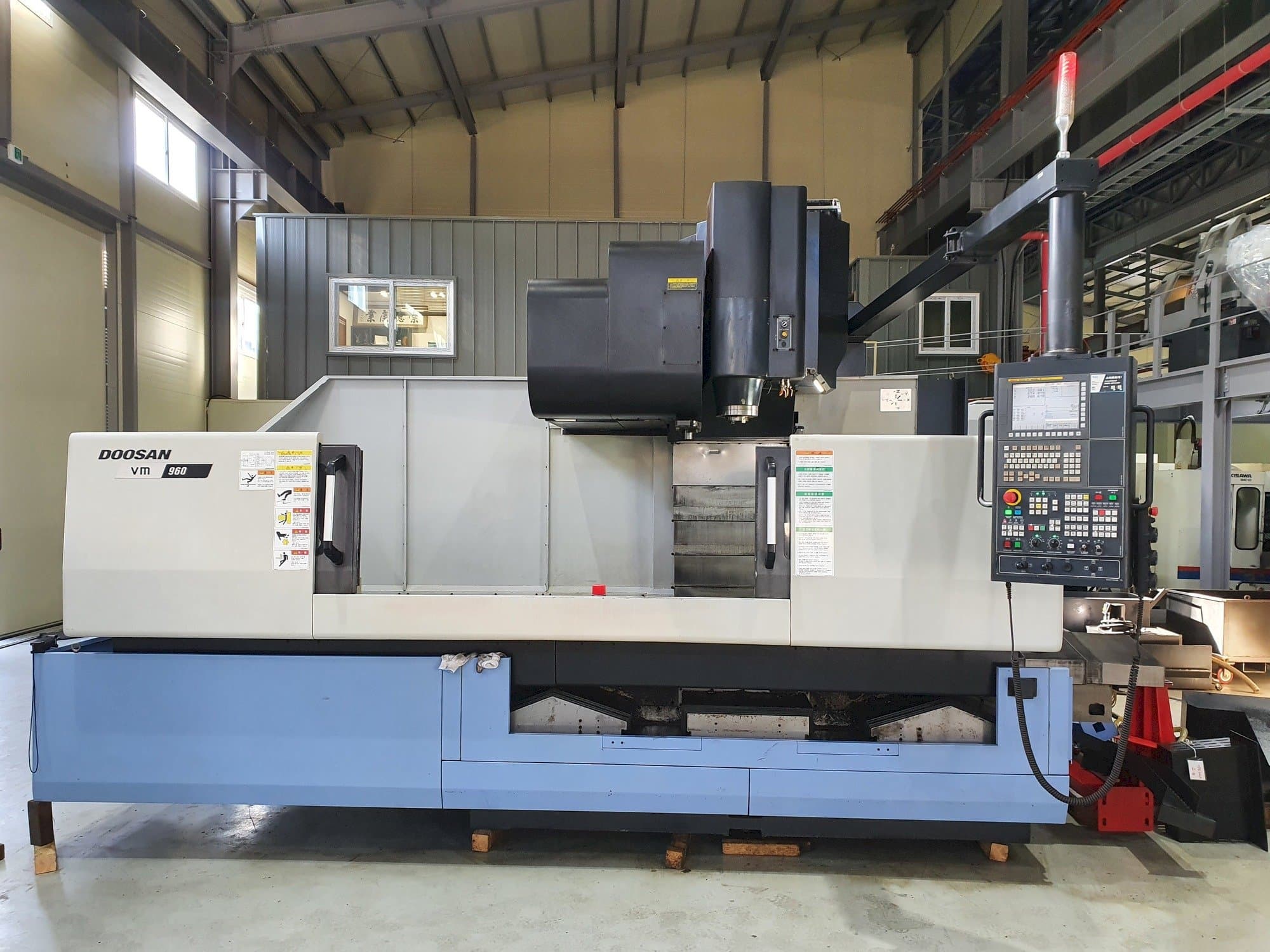 Doosan VM 960-maskinen framifrån