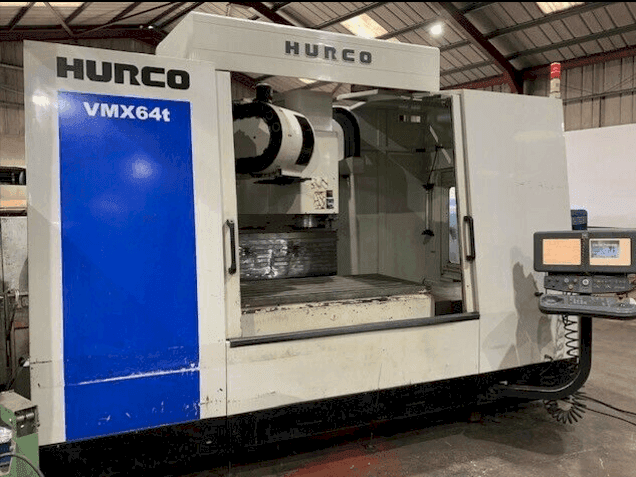 Hurco VMX 64/40T-maskinen sedd från vänster sida