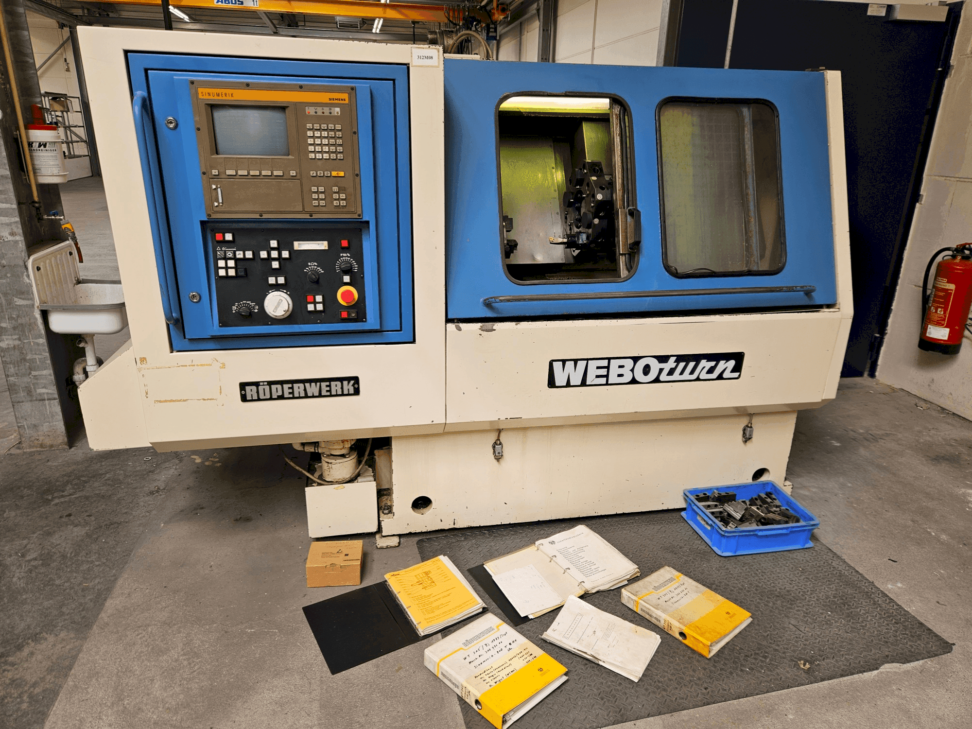 ROEPERWERK WEBOturn 400-maskinen framifrån