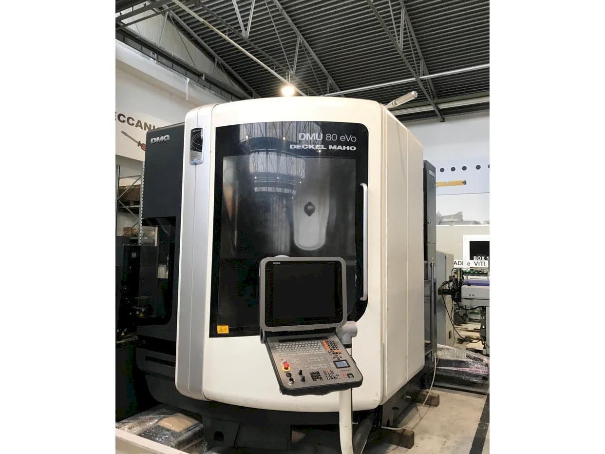 DMG MORI DMU 80 EVO-maskinen framifrån