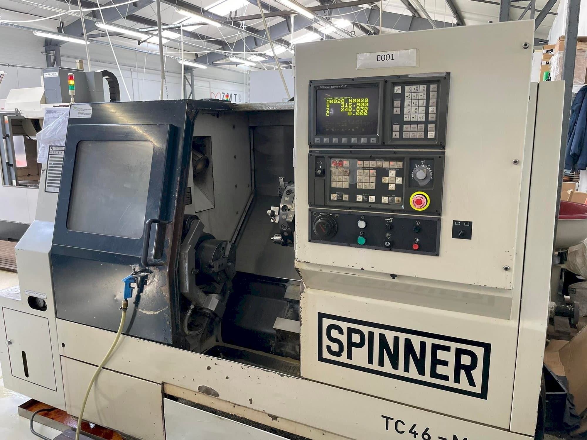 SPINNER TC46 MC-maskinen framifrån