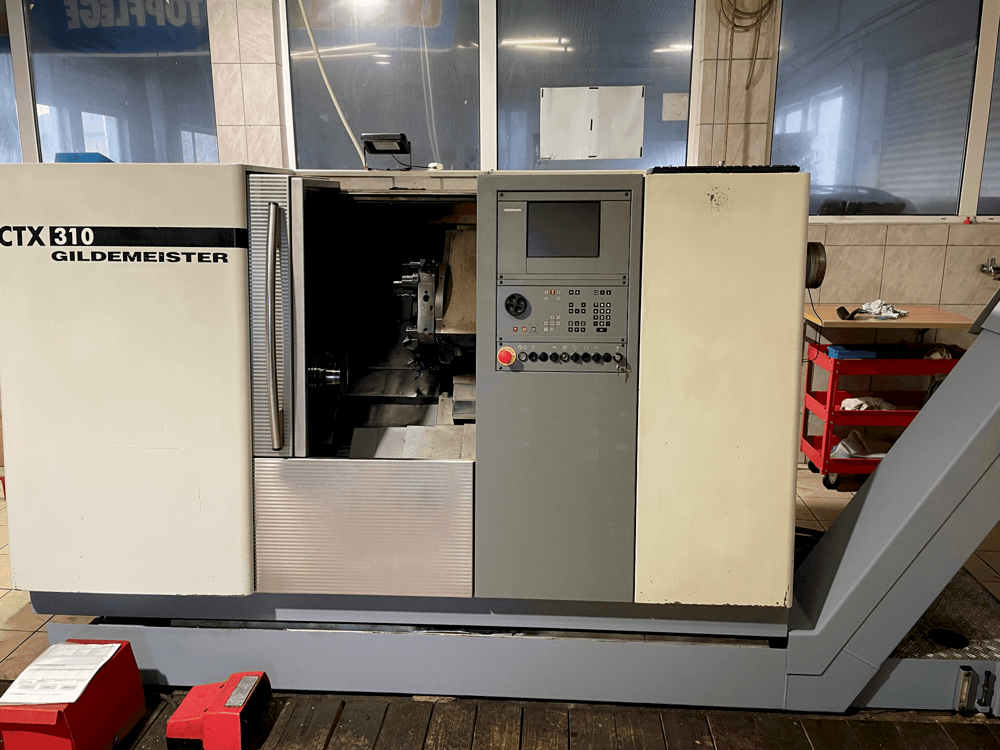 Gildemeister CTX 310 V3-maskinen framifrån
