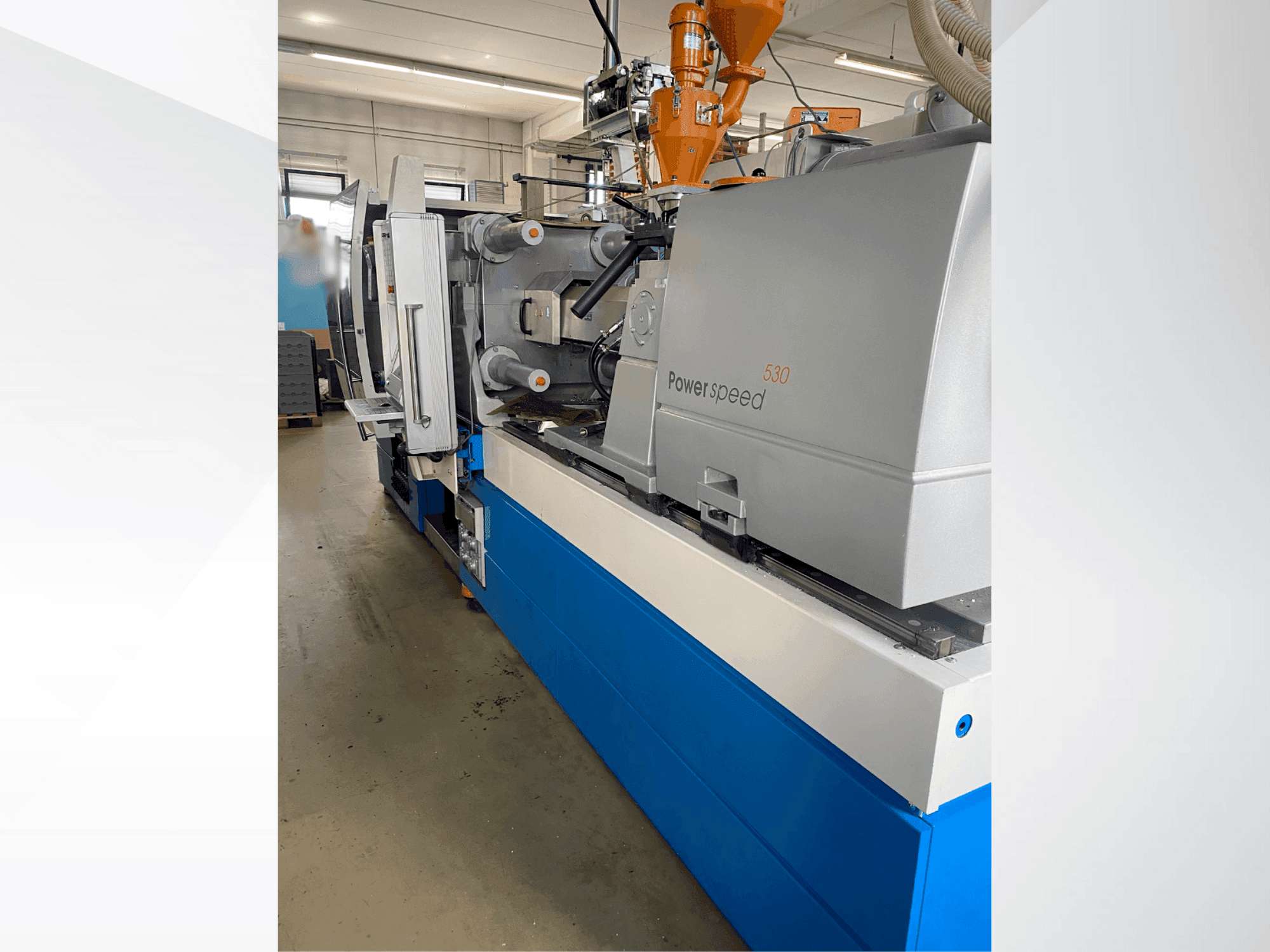 Netstal ELION 1200-530 PS-maskinen framifrån