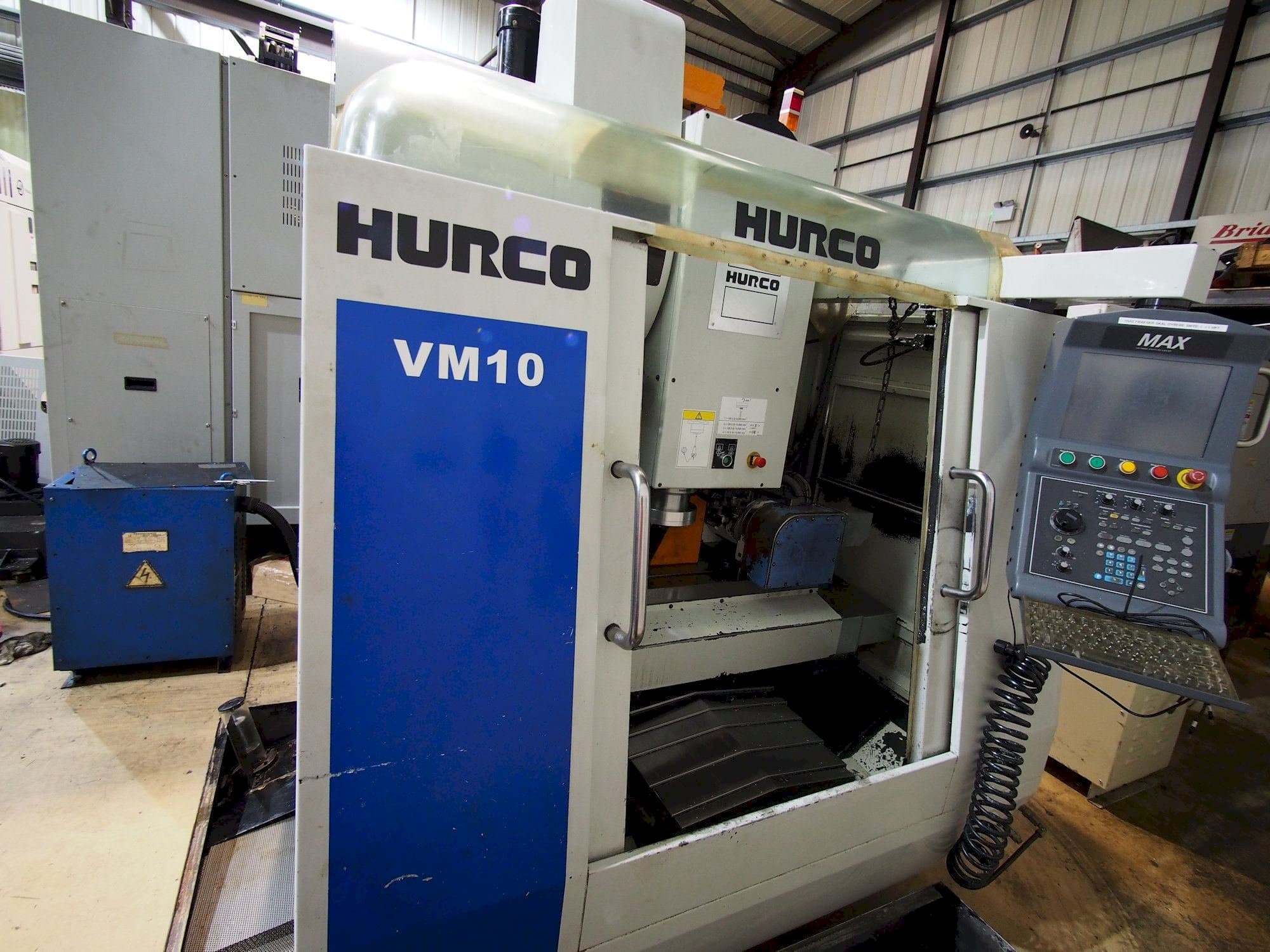 Hurco VM10-maskinen framifrån
