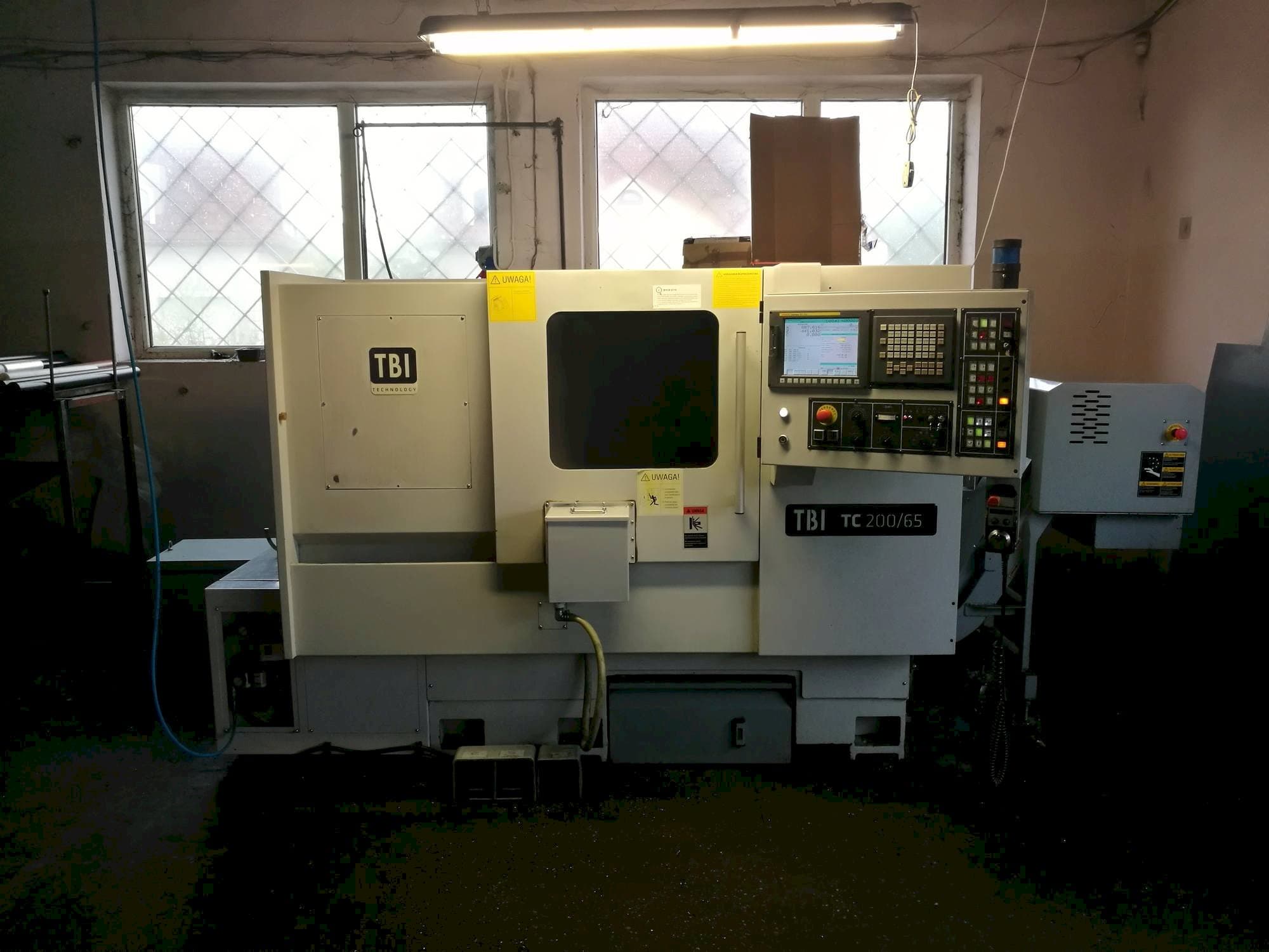 TBI TC 200-65MC-maskinen framifrån