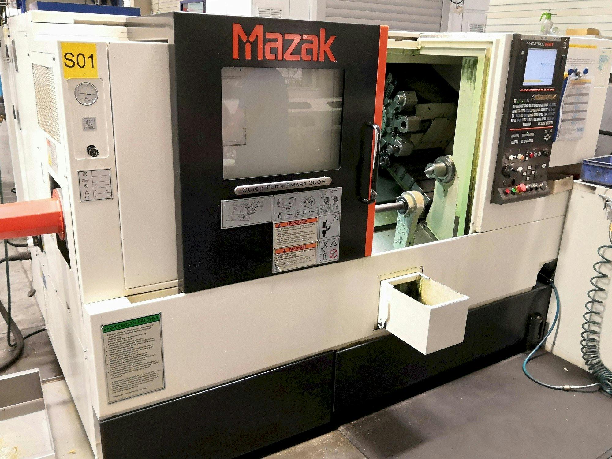Mazak Quick Turn Smart 200M-maskinen framifrån