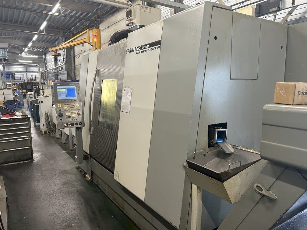 Gildemeister sprint 65 linear-maskinen framifrån