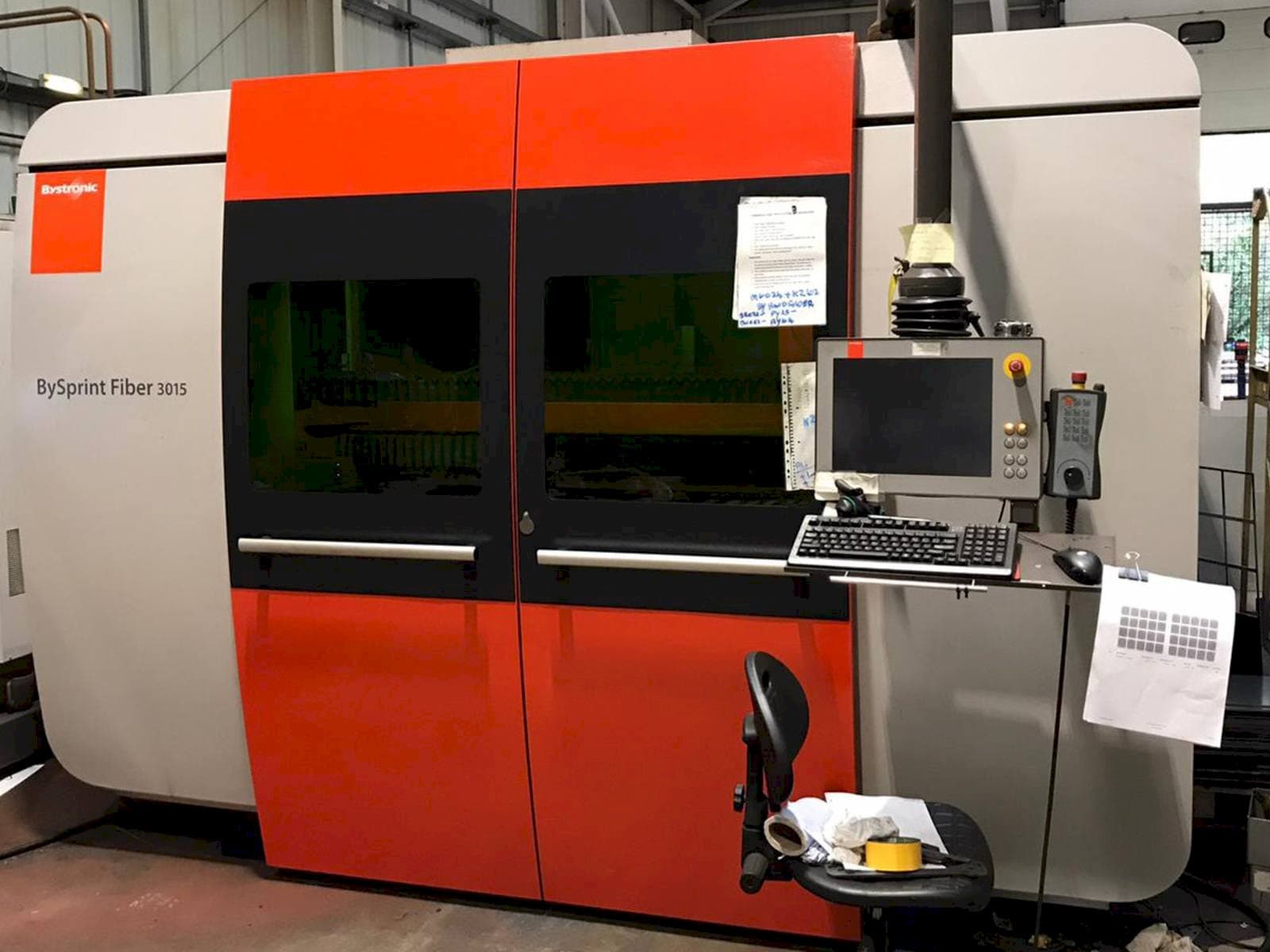 Bystronic BySprint Fiber 3015-maskinen framifrån