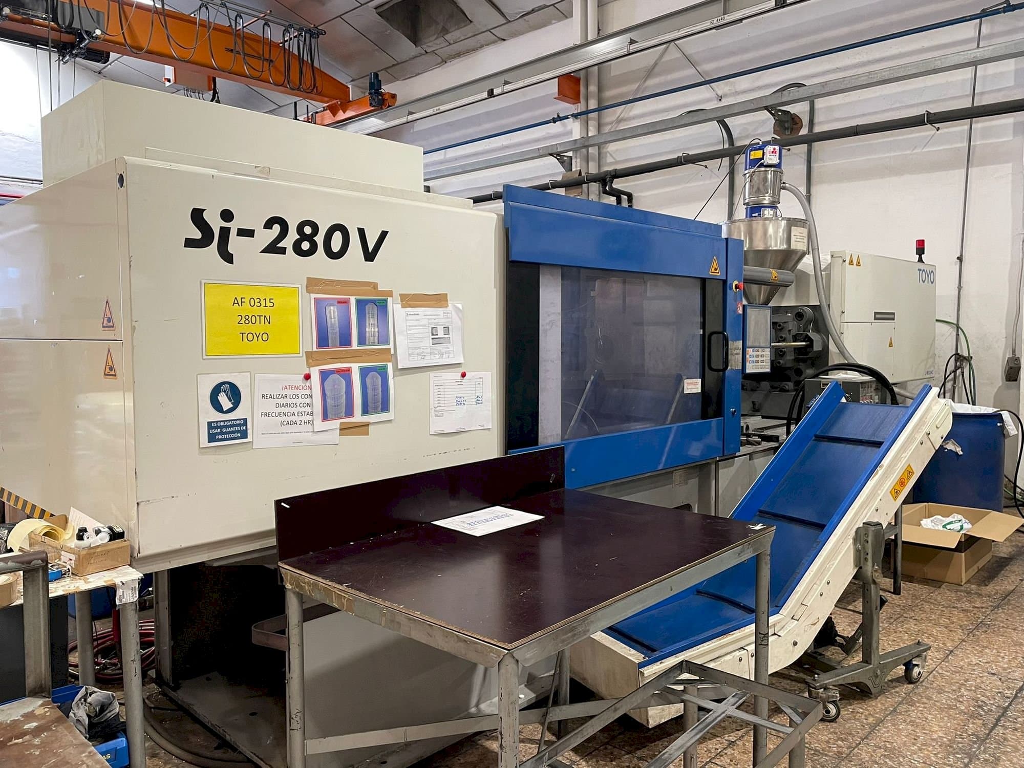 Toyo Si-280-V-maskinen framifrån