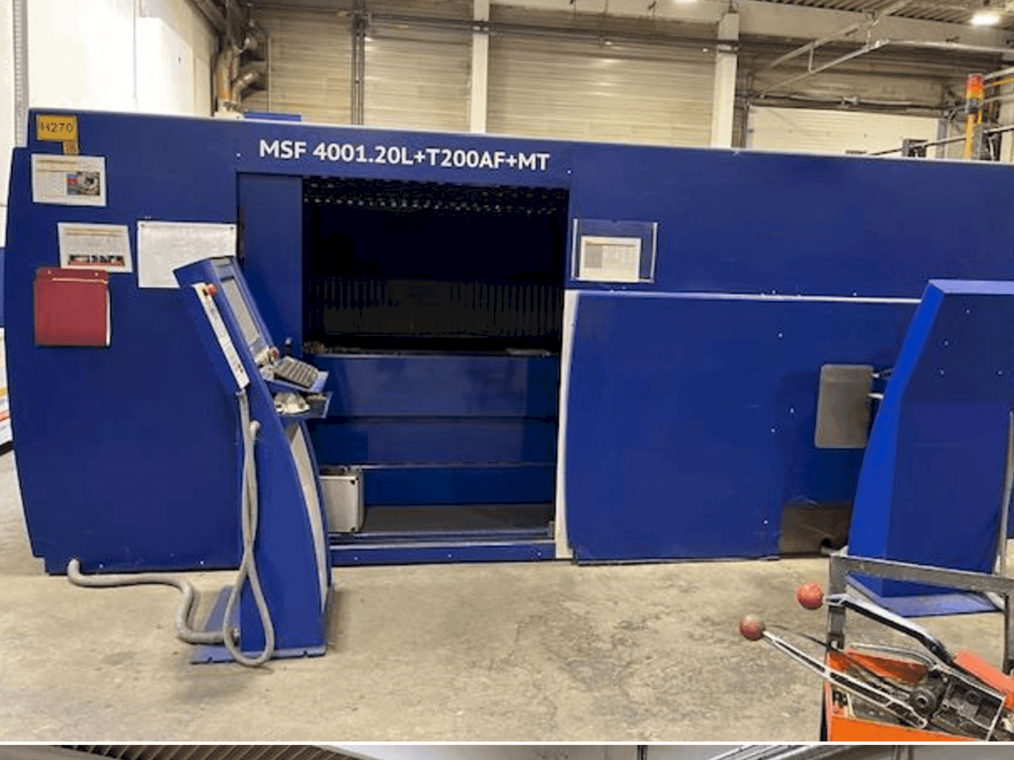 MicroStep Fiber MSF 4001.20L-maskinen framifrån