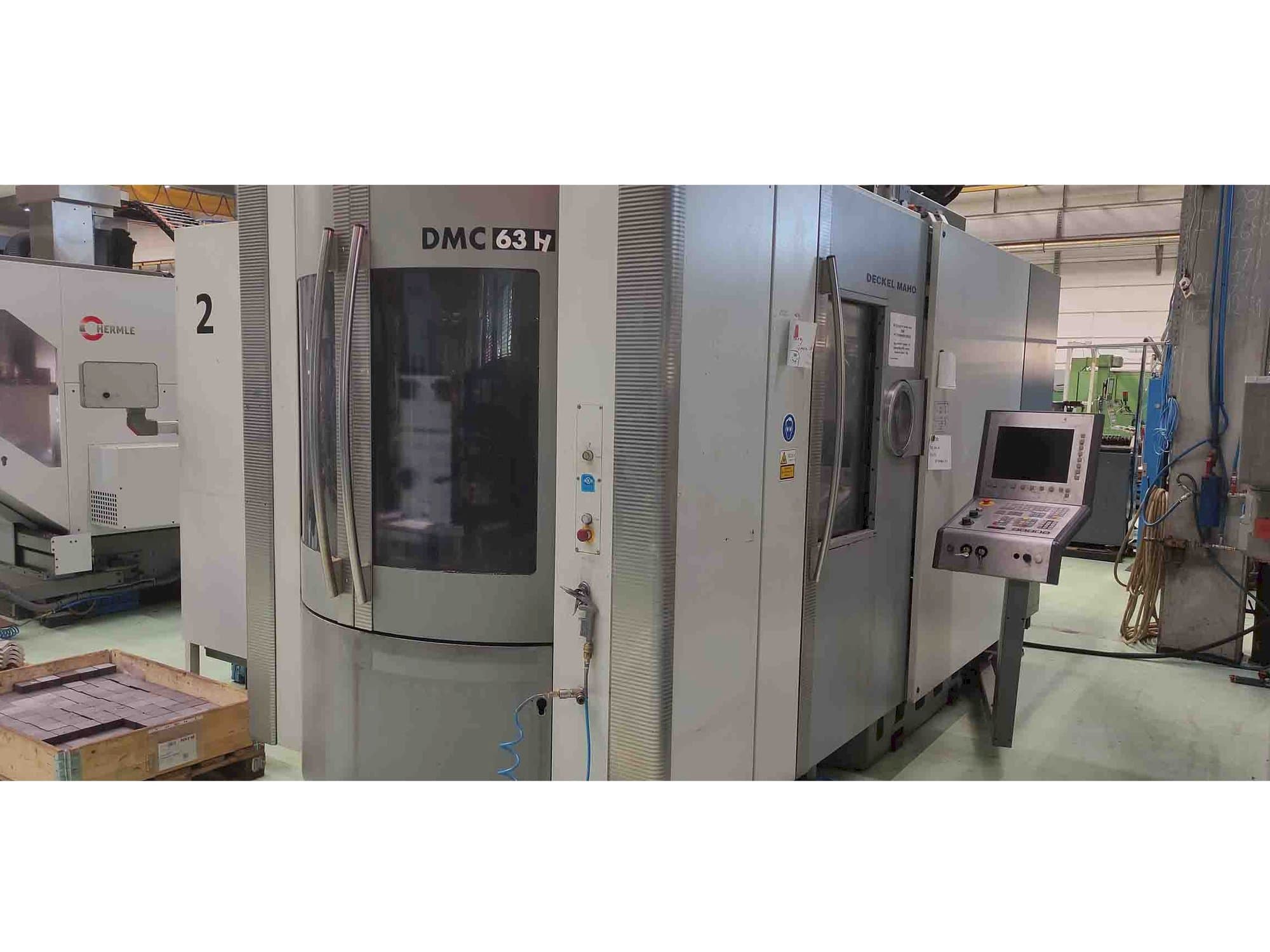 DMG DMC63H-maskinen framifrån