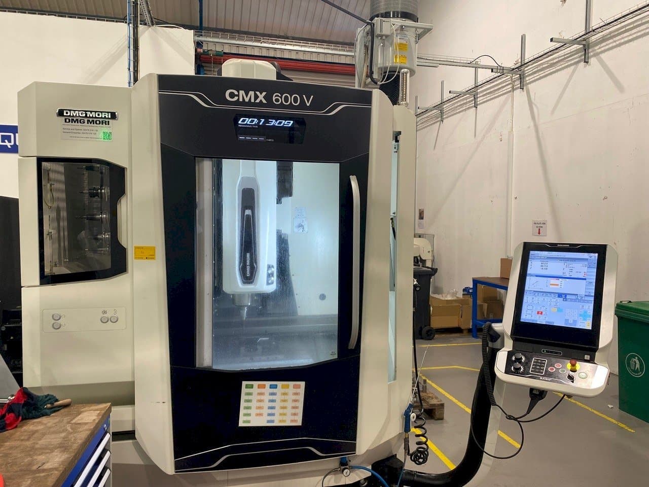 DMG CMX 600 V-maskinen framifrån