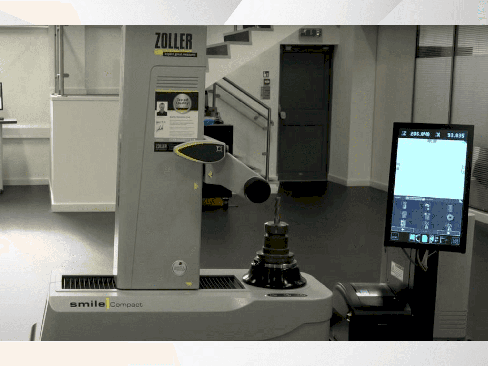 Zoller Smile Pilot 4.0-maskinen framifrån