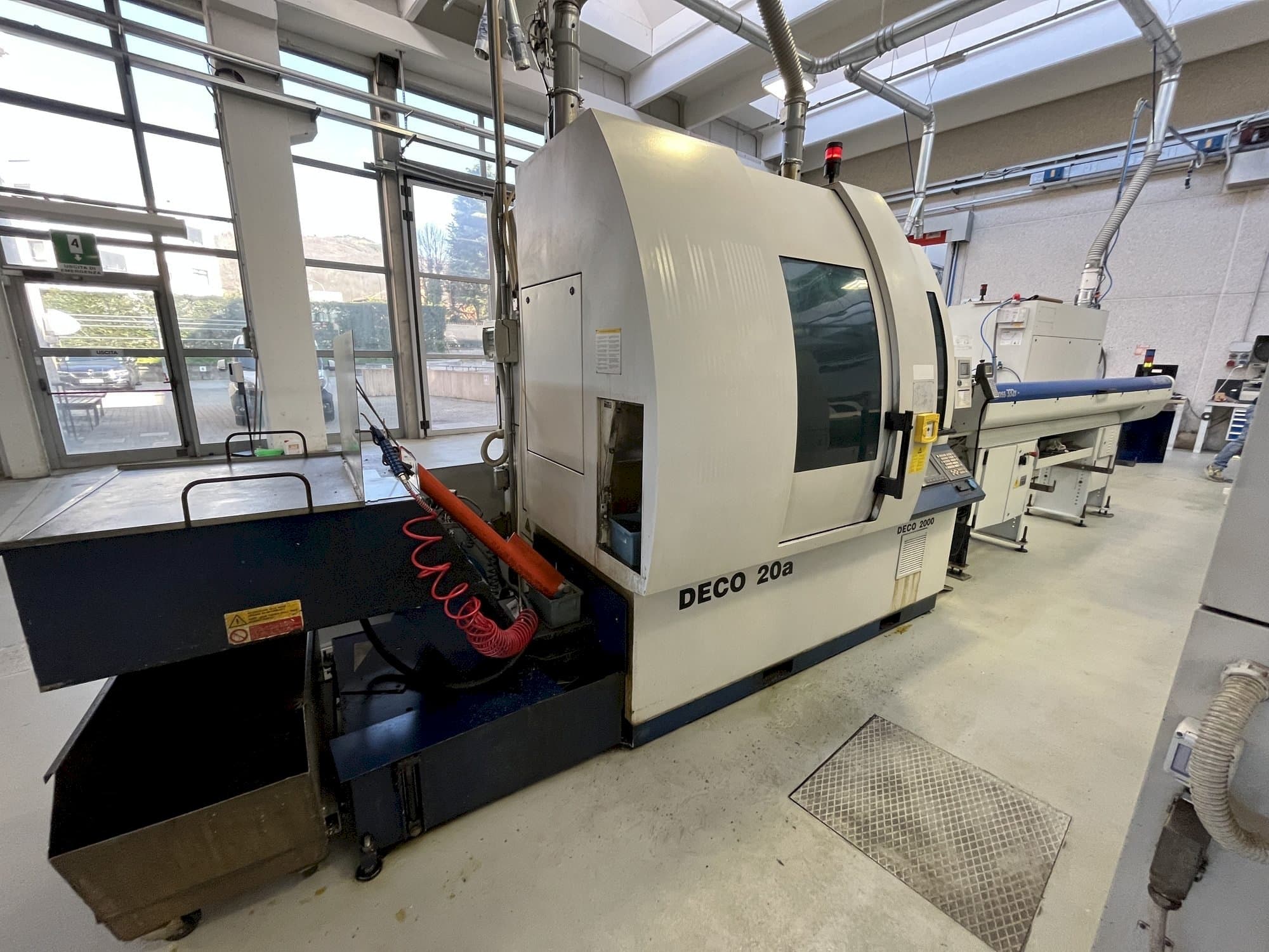 TORNOS DECO 20A-maskinen framifrån