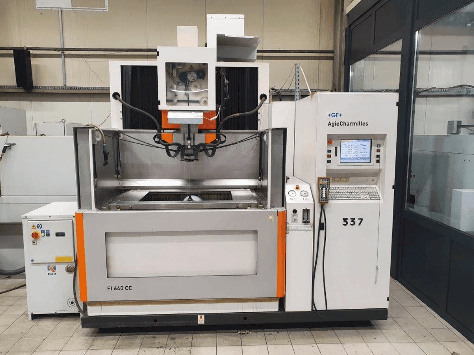 AgieCharmilles FI 640 CC-maskinen framifrån