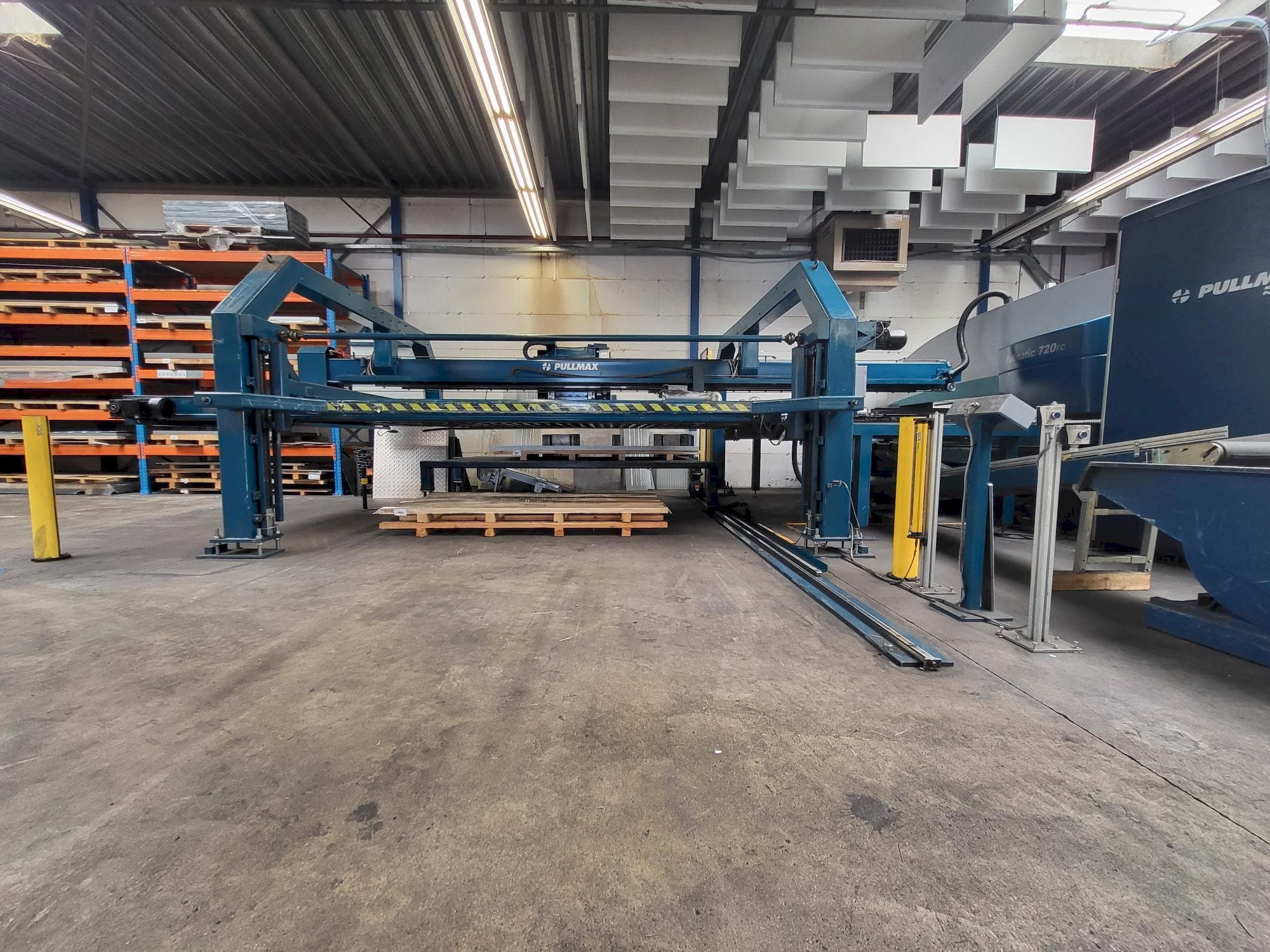 Pullmax 720-maskinen framifrån