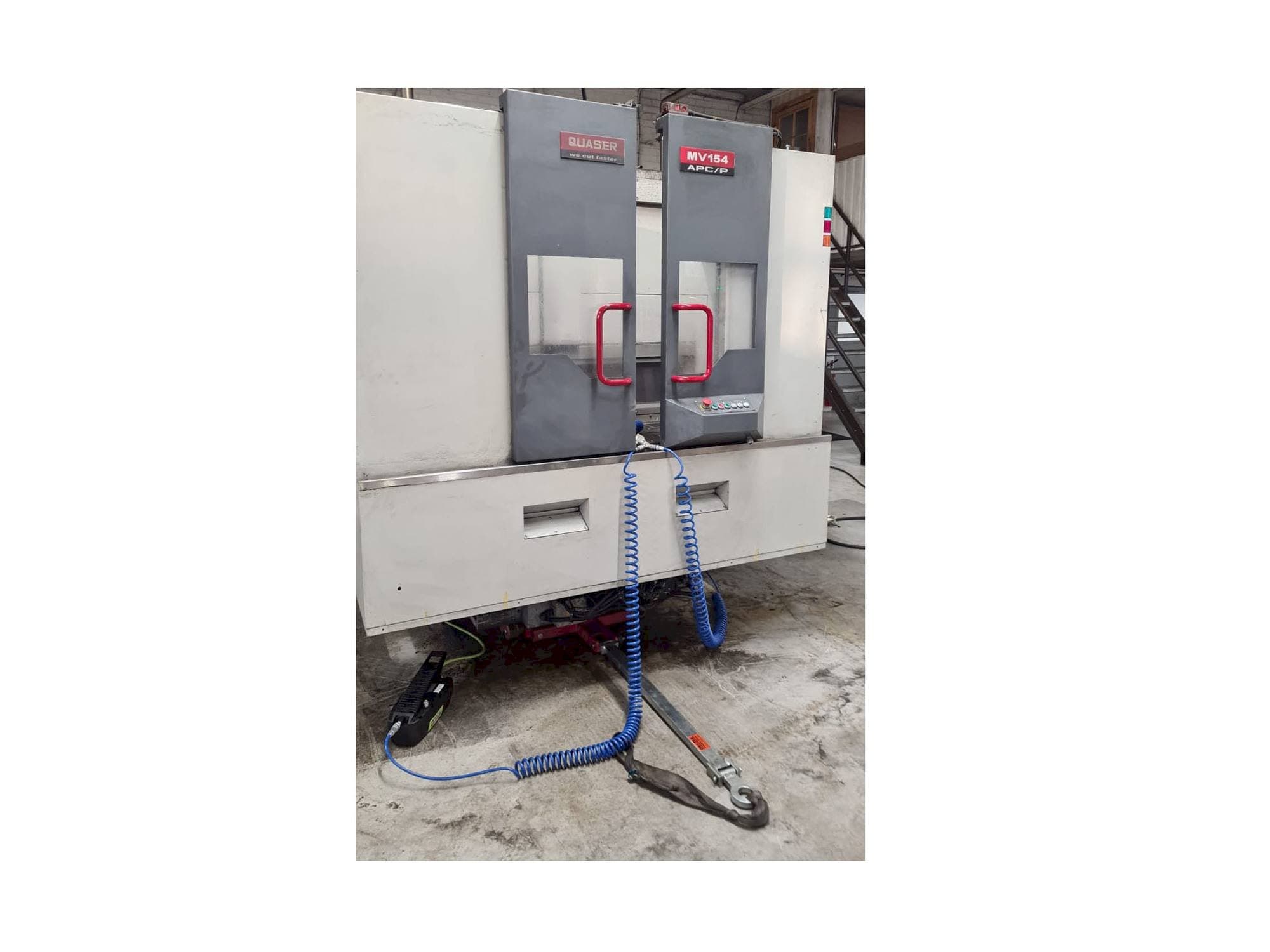 Quaser MV154APC/P12-maskinen framifrån
