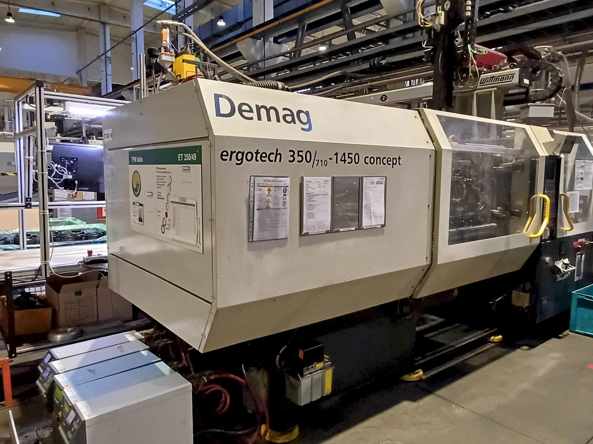 SUMITOMO SHI DEMAG Ergotech 350 Concept-maskinen framifrån