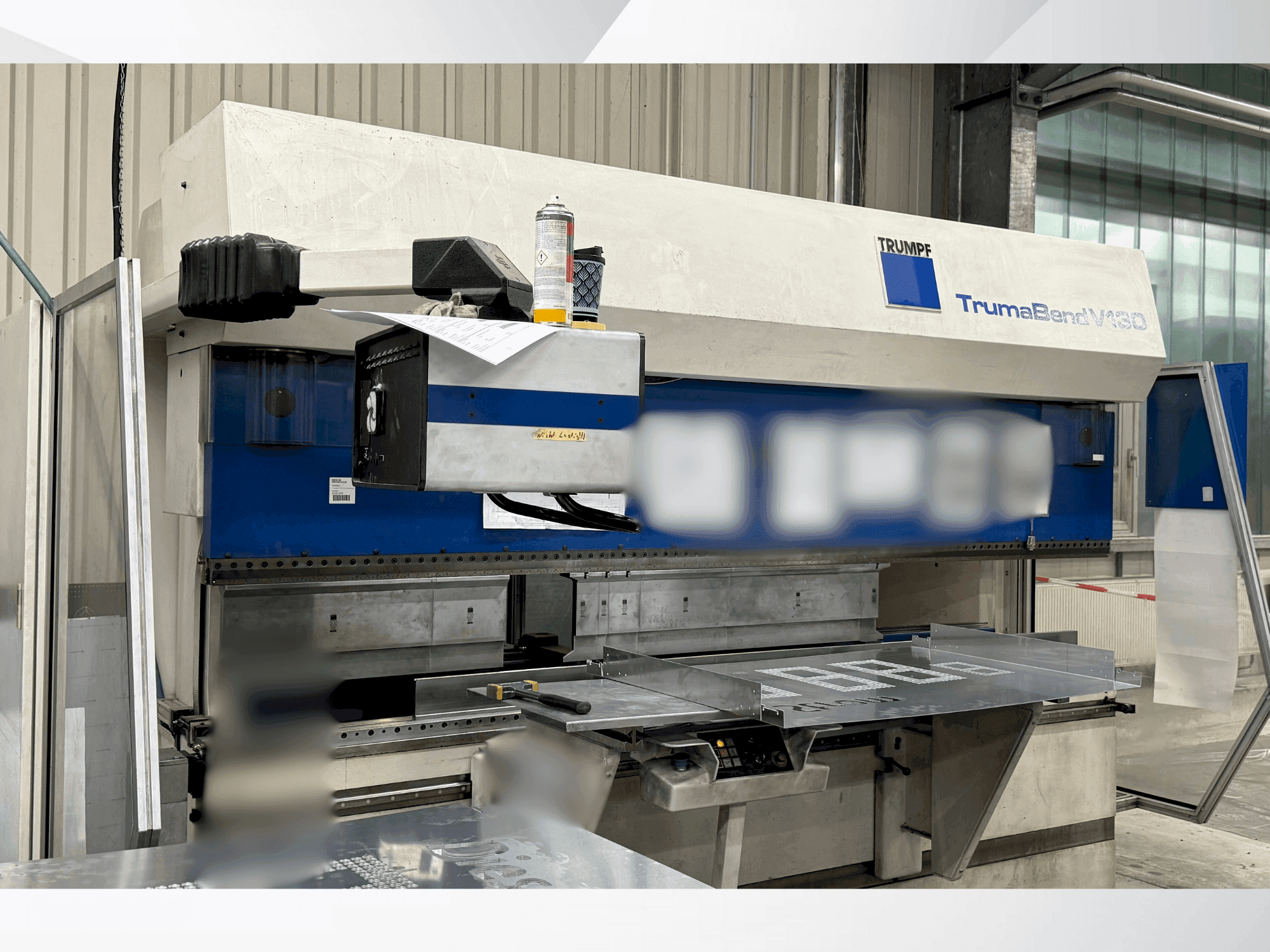 TRUMPF TrumaBend V130-maskinen framifrån