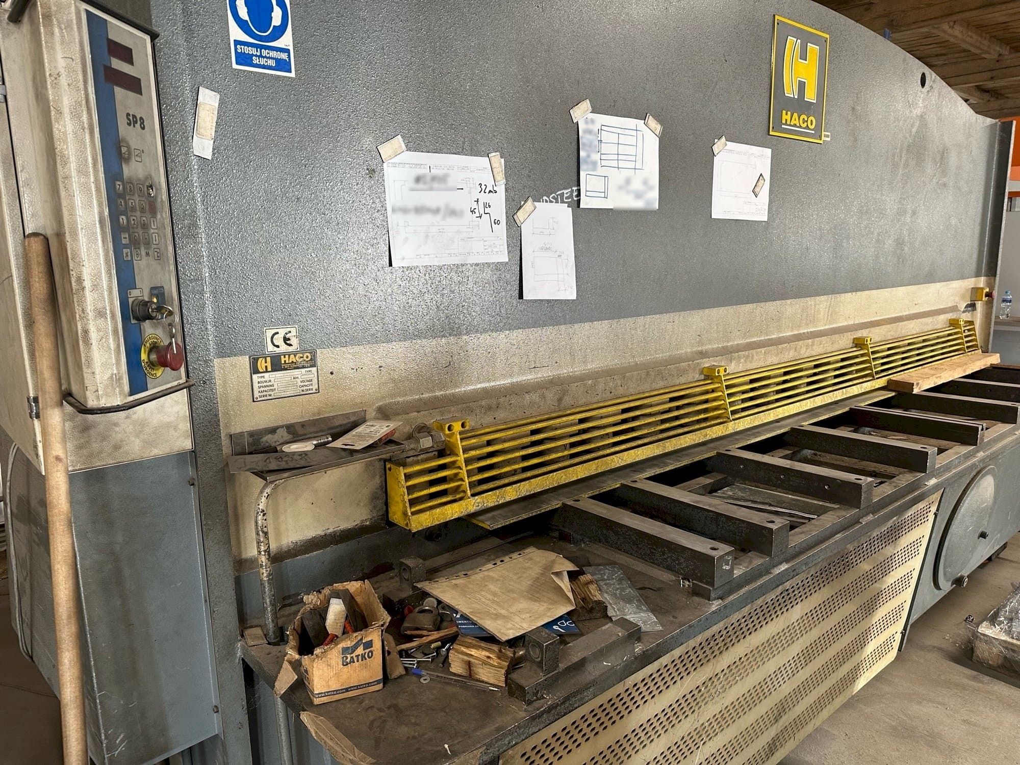 HACO TS 3012-maskinen framifrån