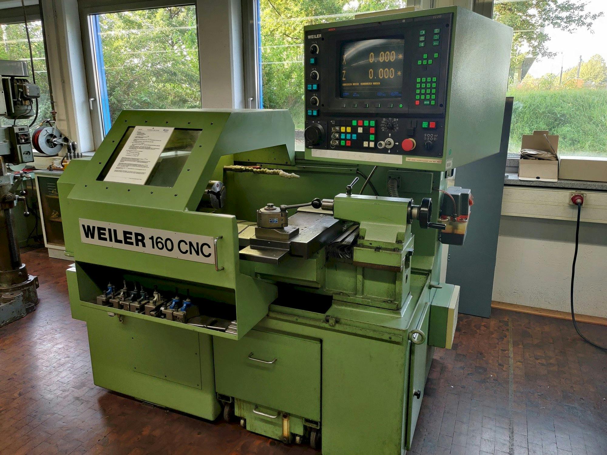 Weiler 160 CNC-maskinen framifrån