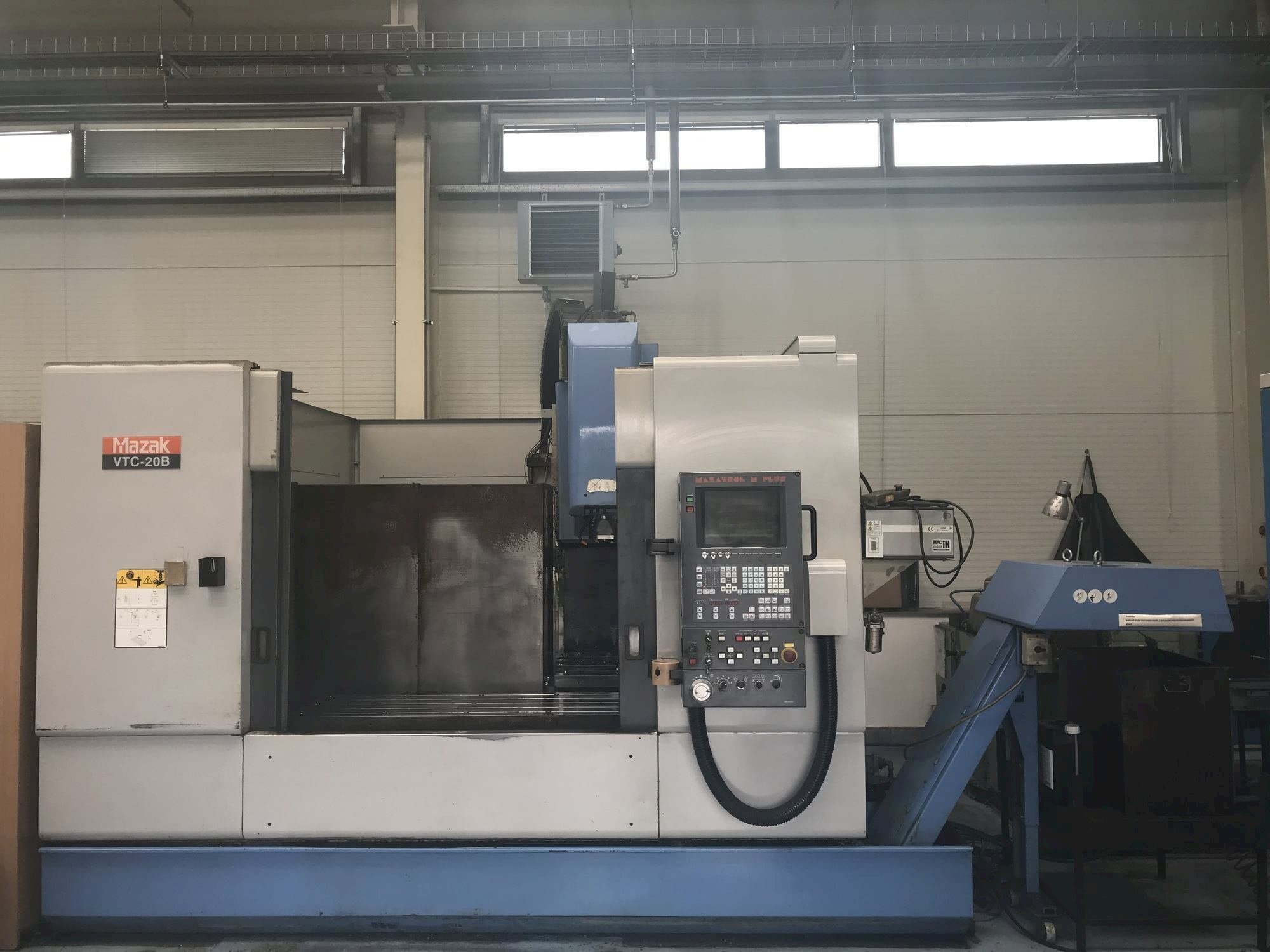 Mazak VTC-20B-maskinen framifrån