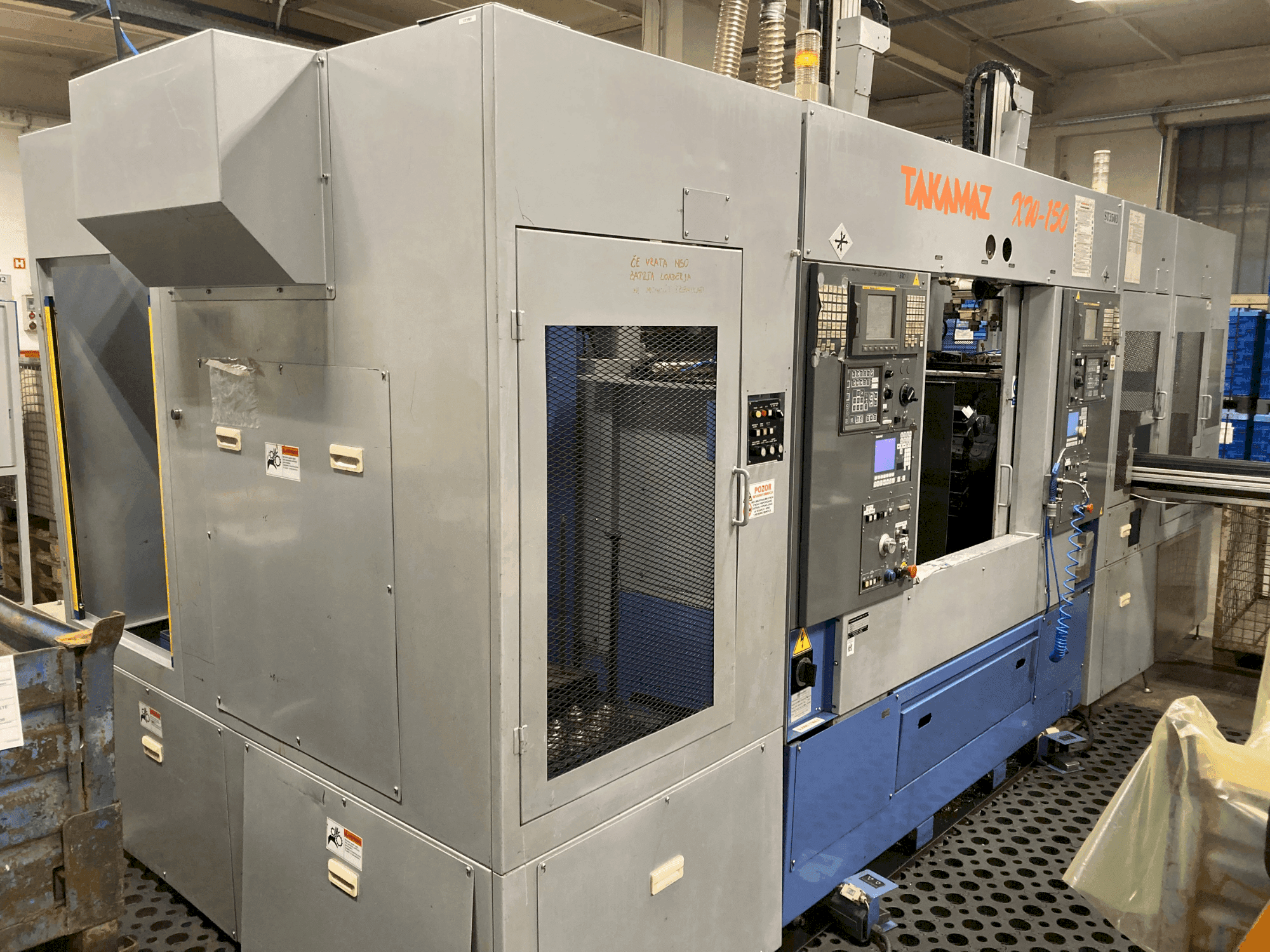 Takamaz XW-150-maskinen framifrån