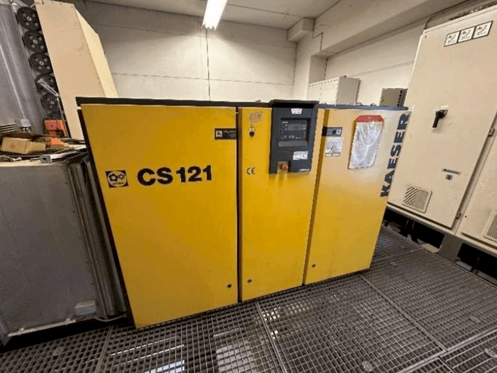 KAESER Compressor System-maskinen framifrån