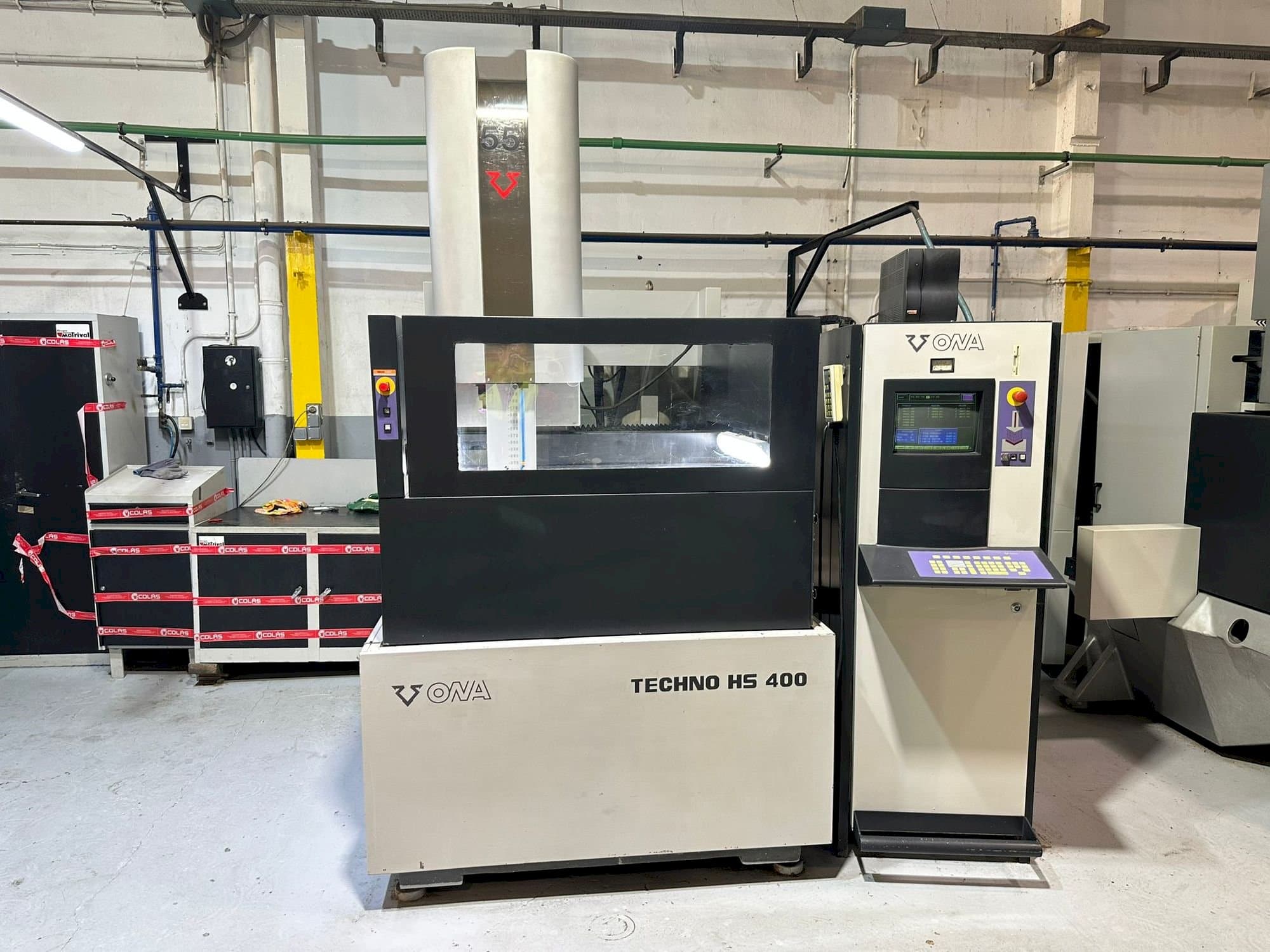 ONA HS 400-maskinen framifrån