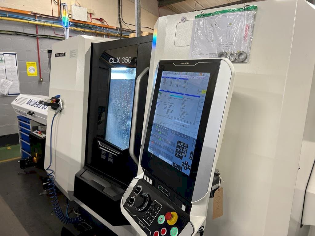 DMG MORI CLX 350-maskinen framifrån