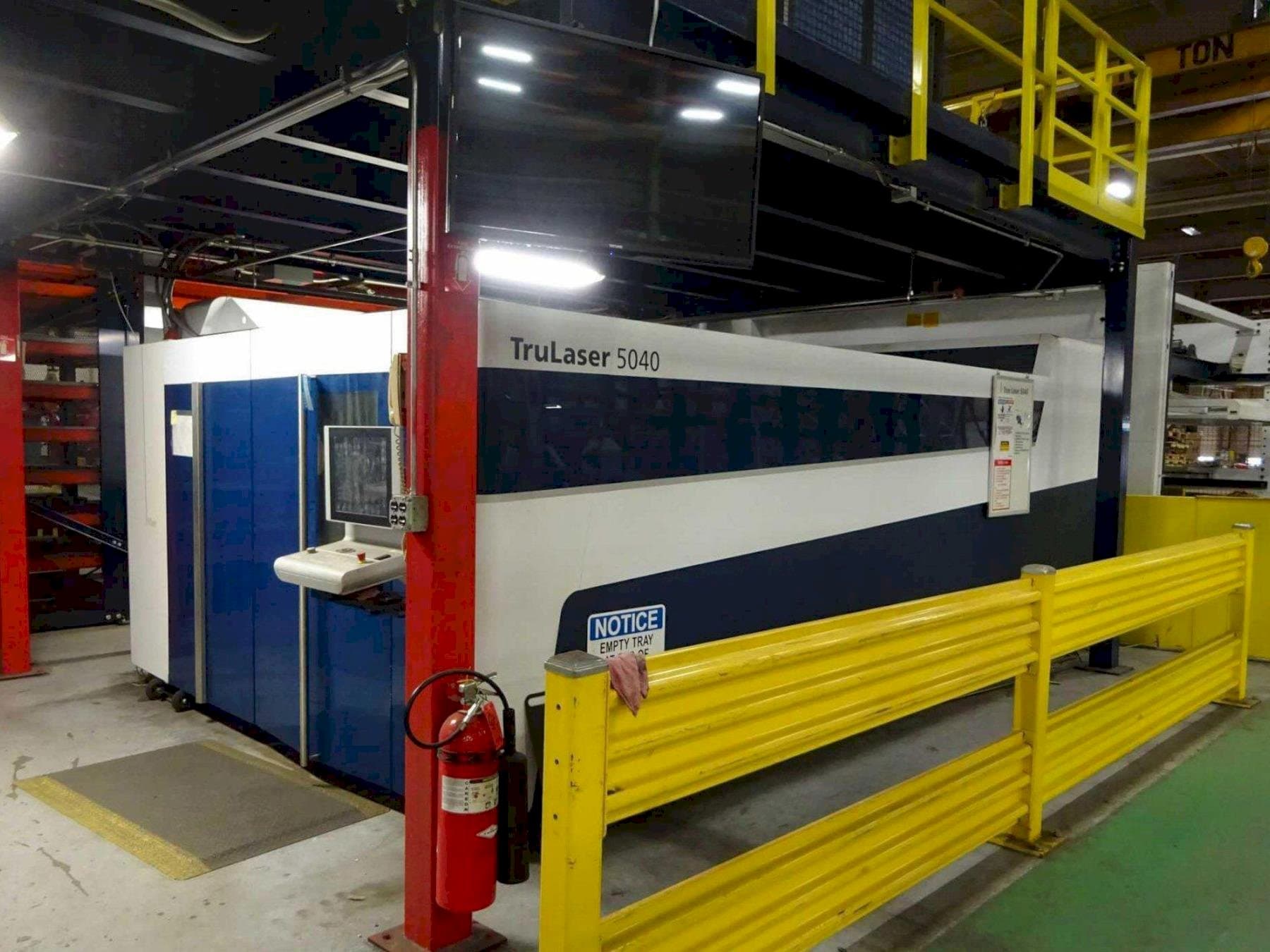 Trumpf TruLaser 5040 Fiber-maskinen framifrån