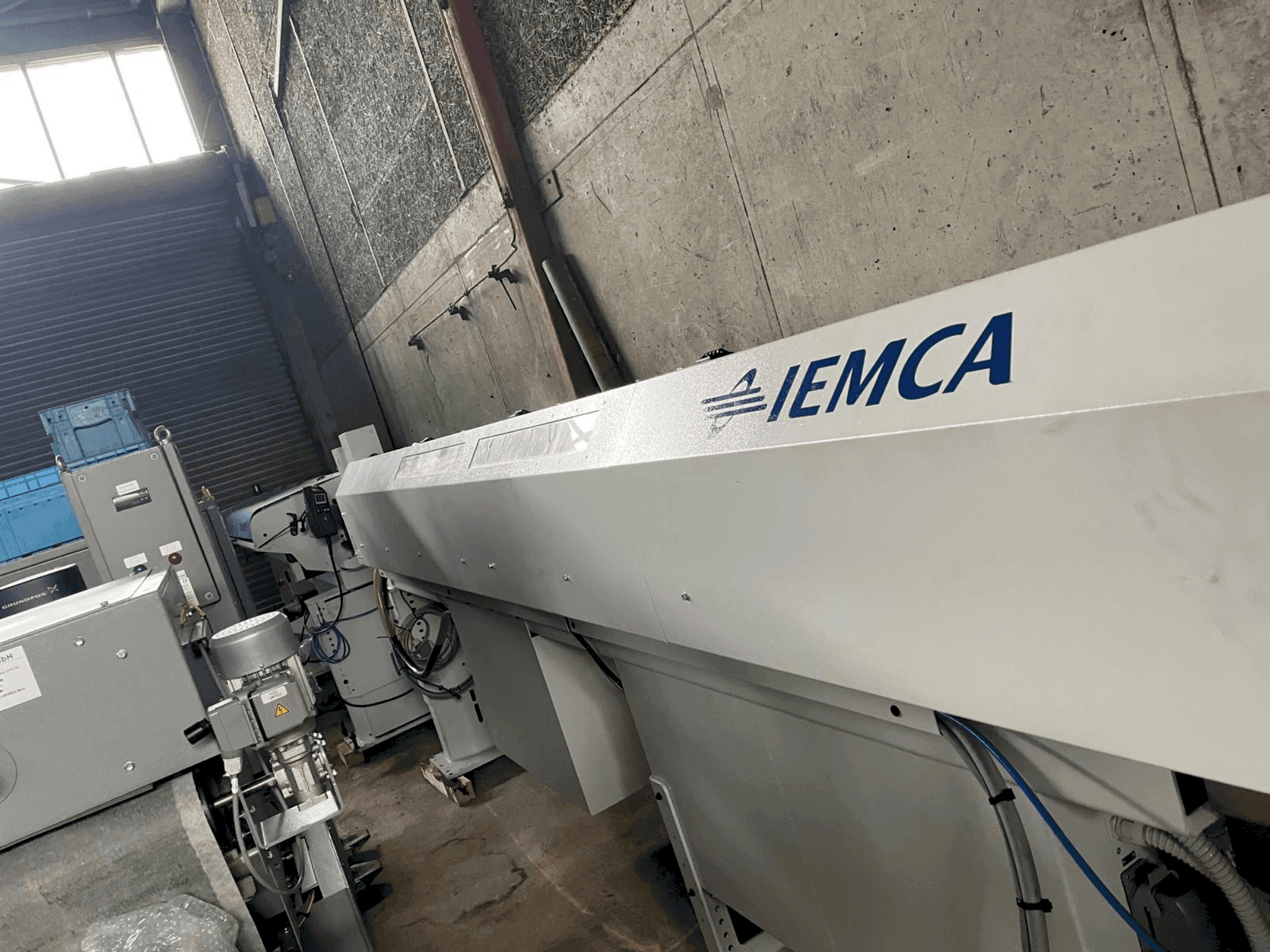 IEMCA Master 80-maskinen framifrån
