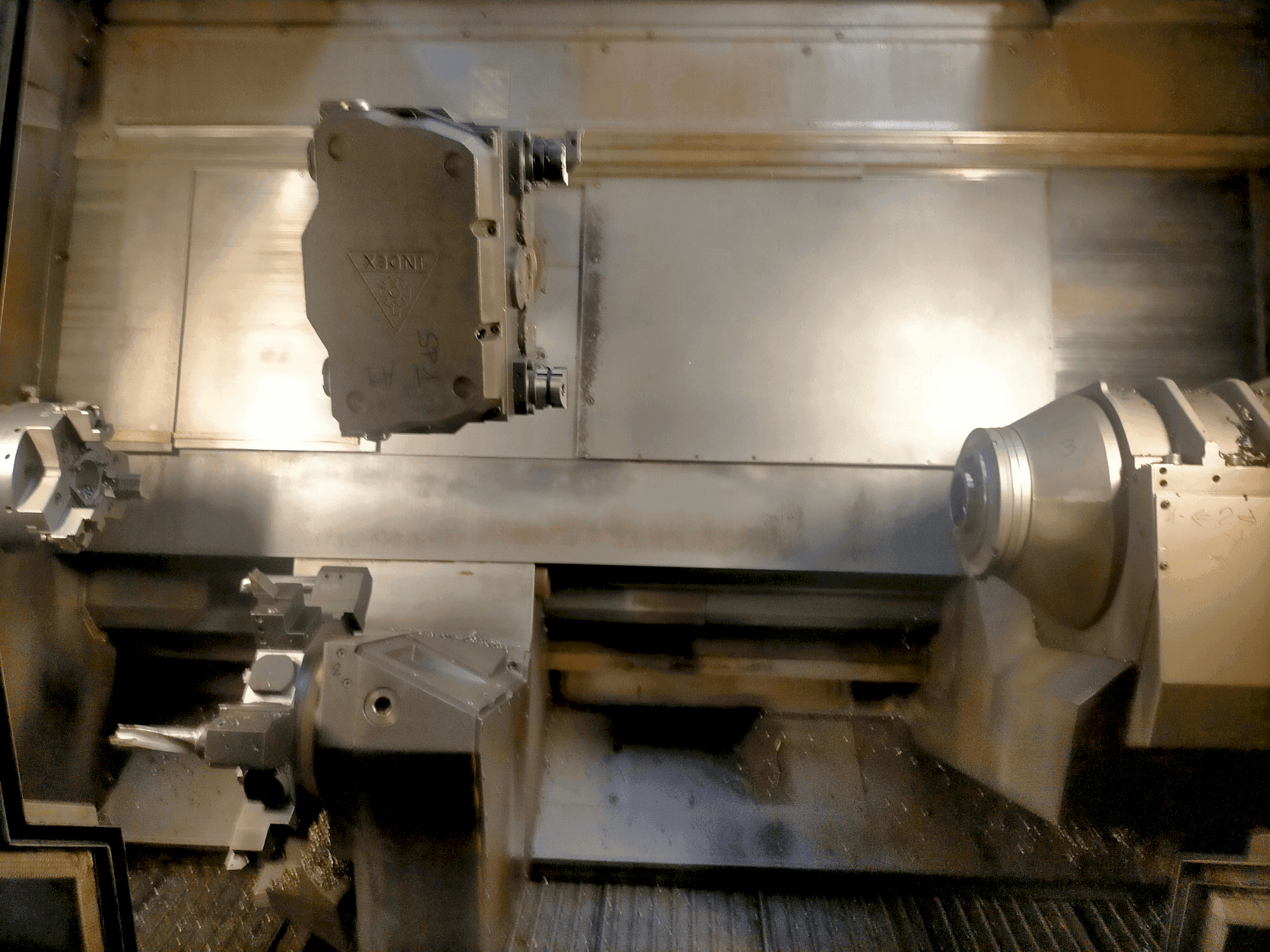 Index G300 FLEX-maskinen framifrån