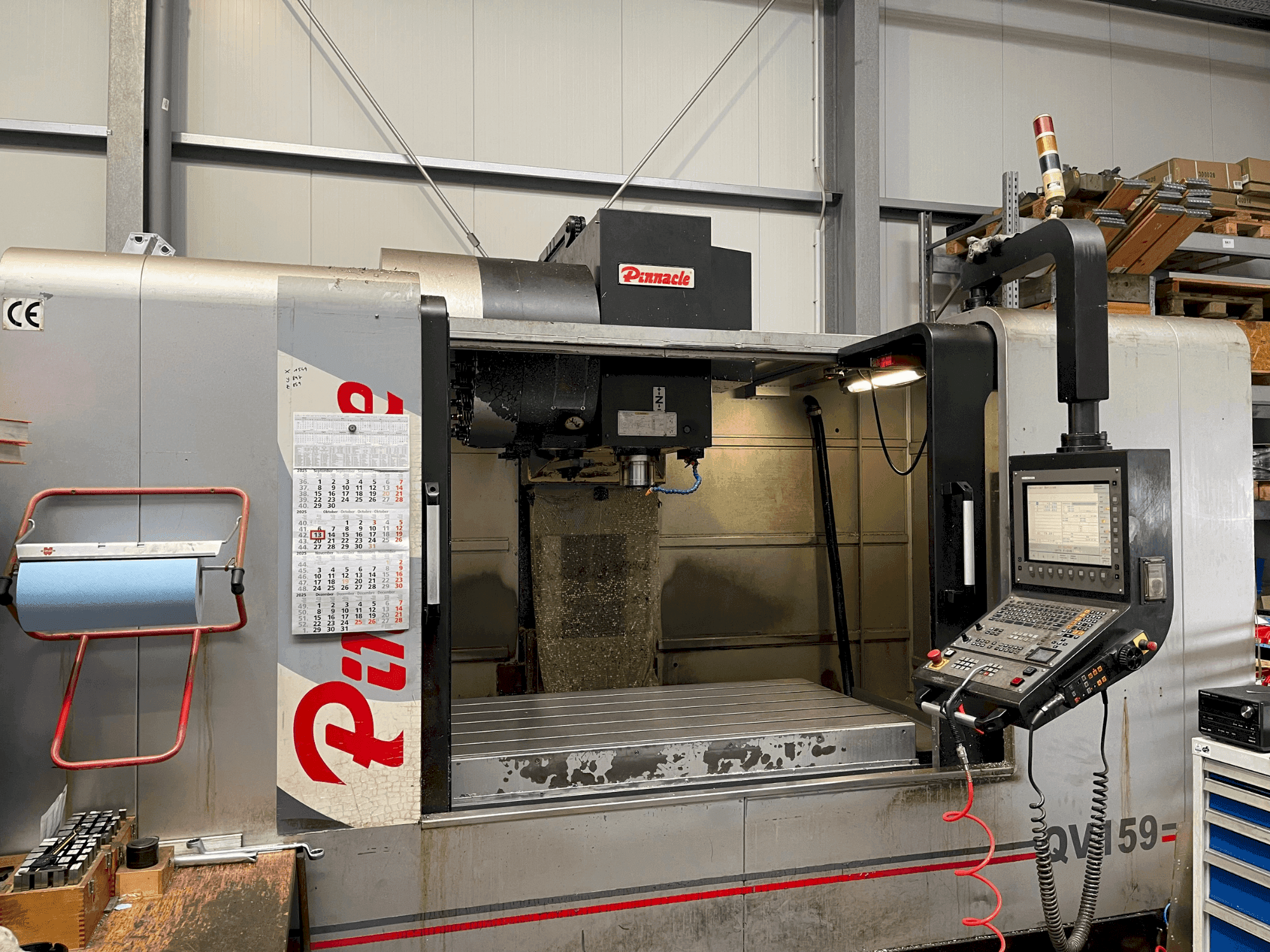 Pinnacle QV 159-maskinen framifrån