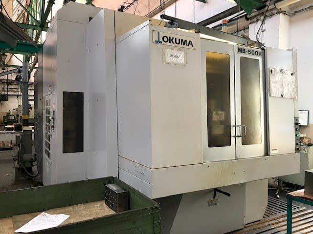 Okuma MB-500H-maskinen framifrån