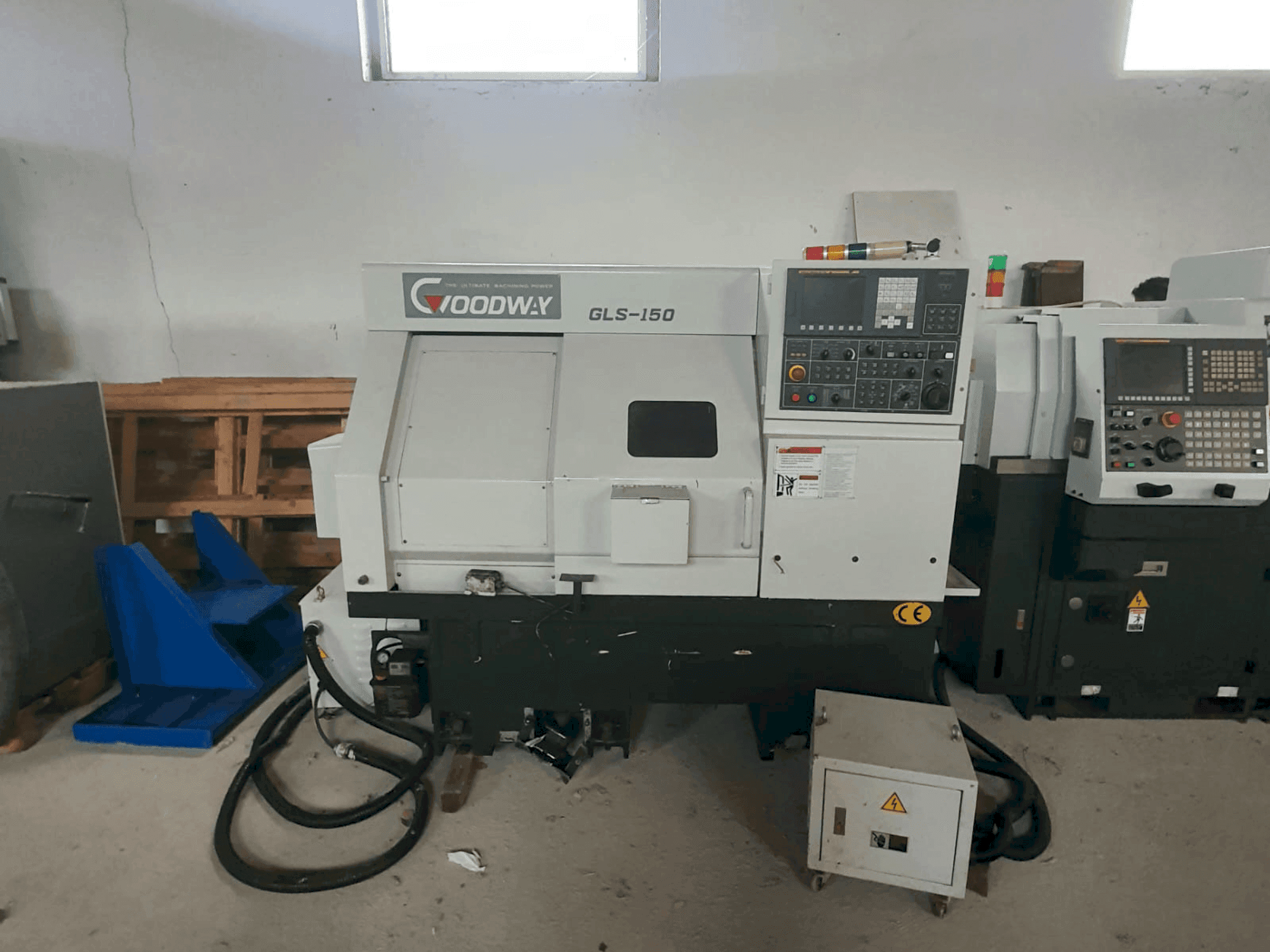 Goodway GLS-150 M-maskinen framifrån