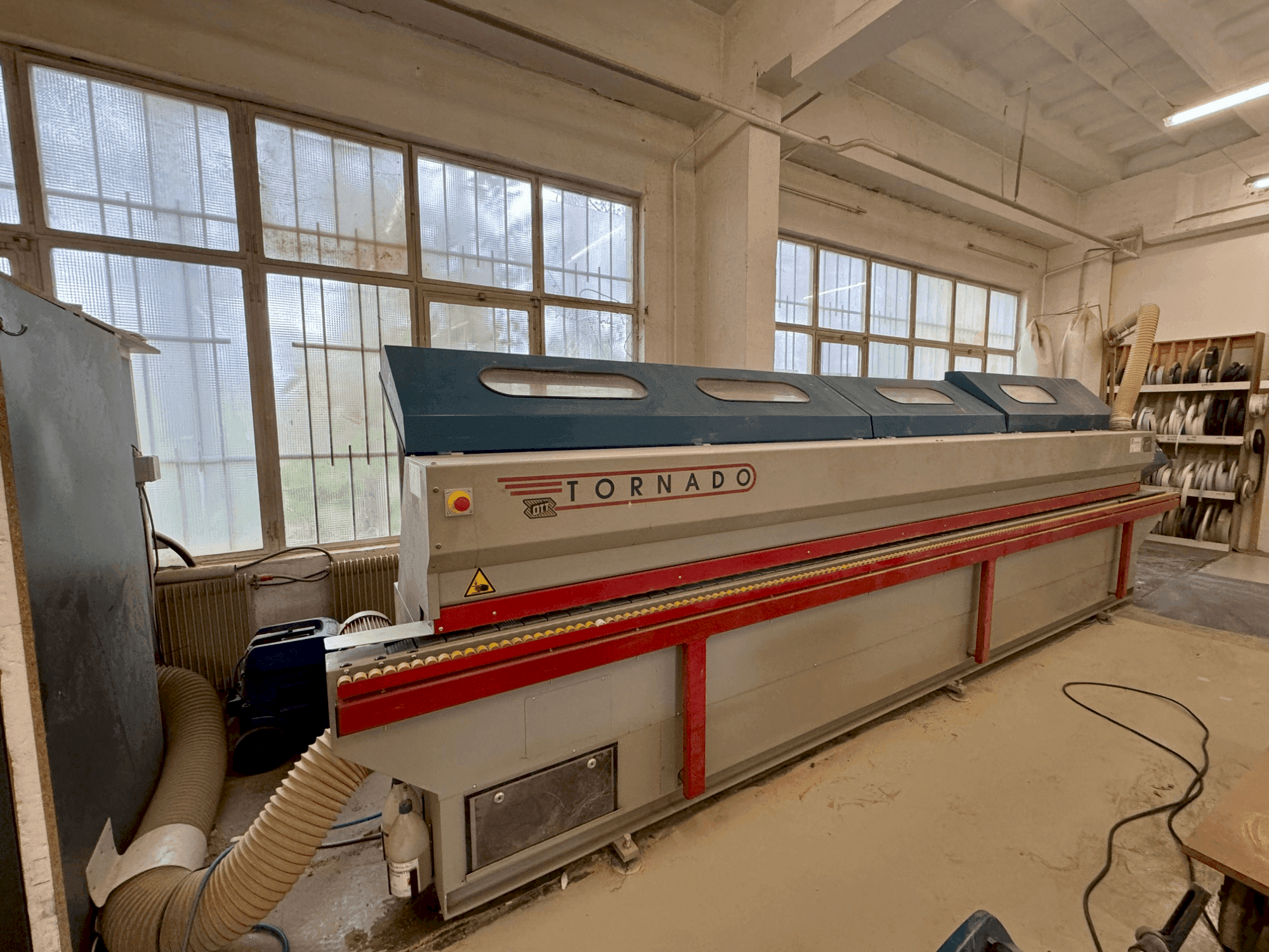 OTT Tornado-maskinen framifrån