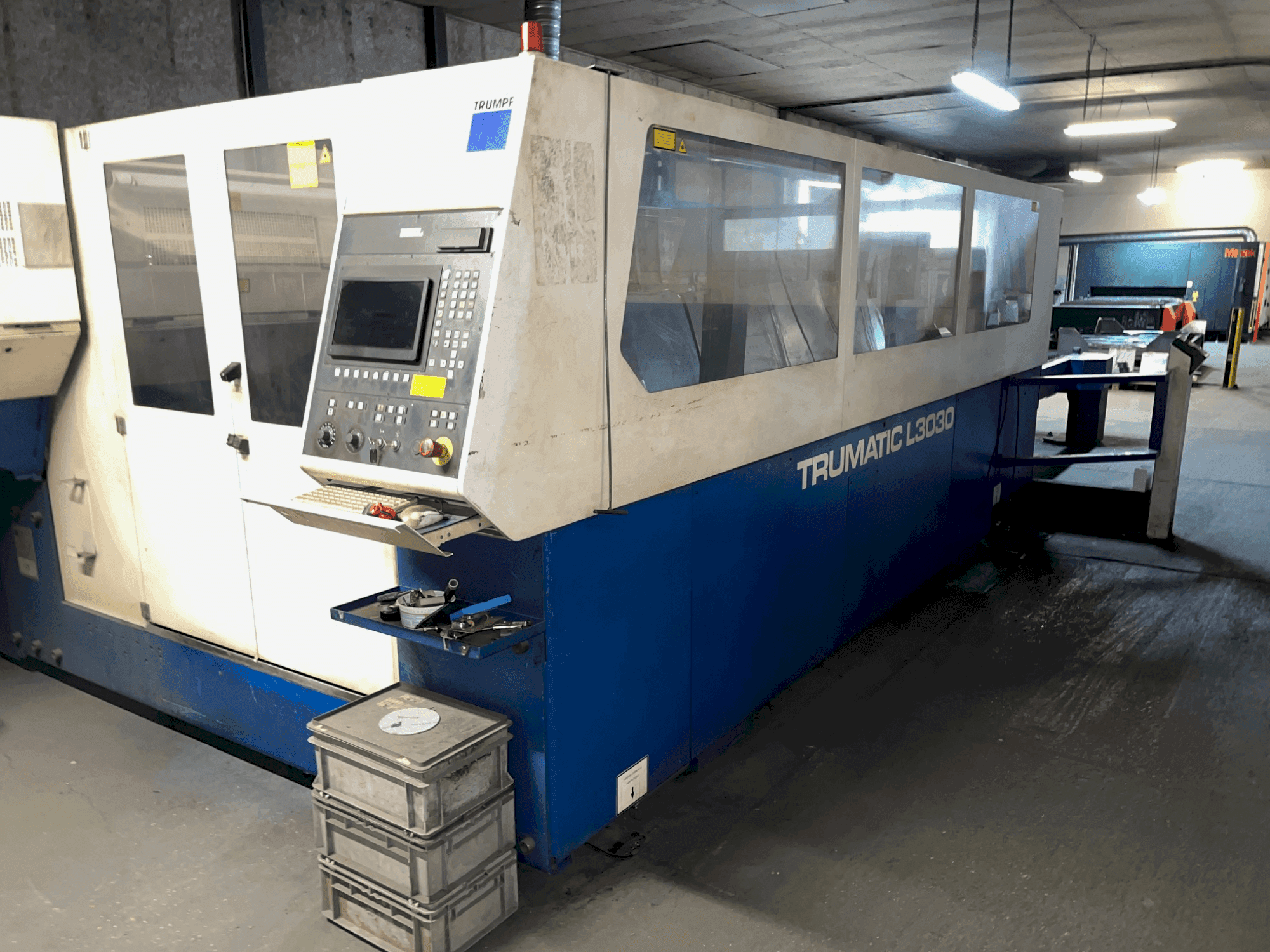 TRUMPF TRUMATIC L3030-maskinen framifrån
