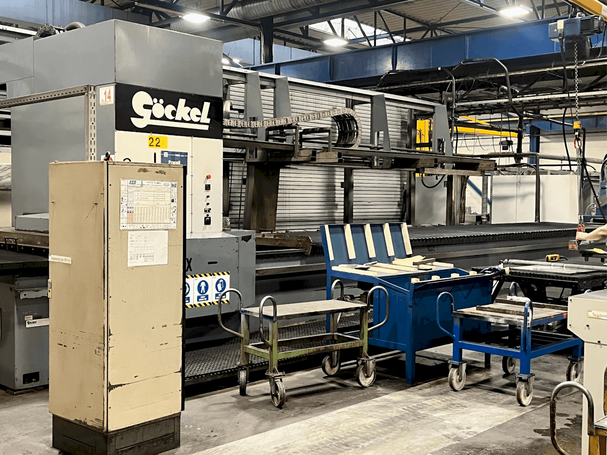 GÖCKEL G130-maskinen framifrån