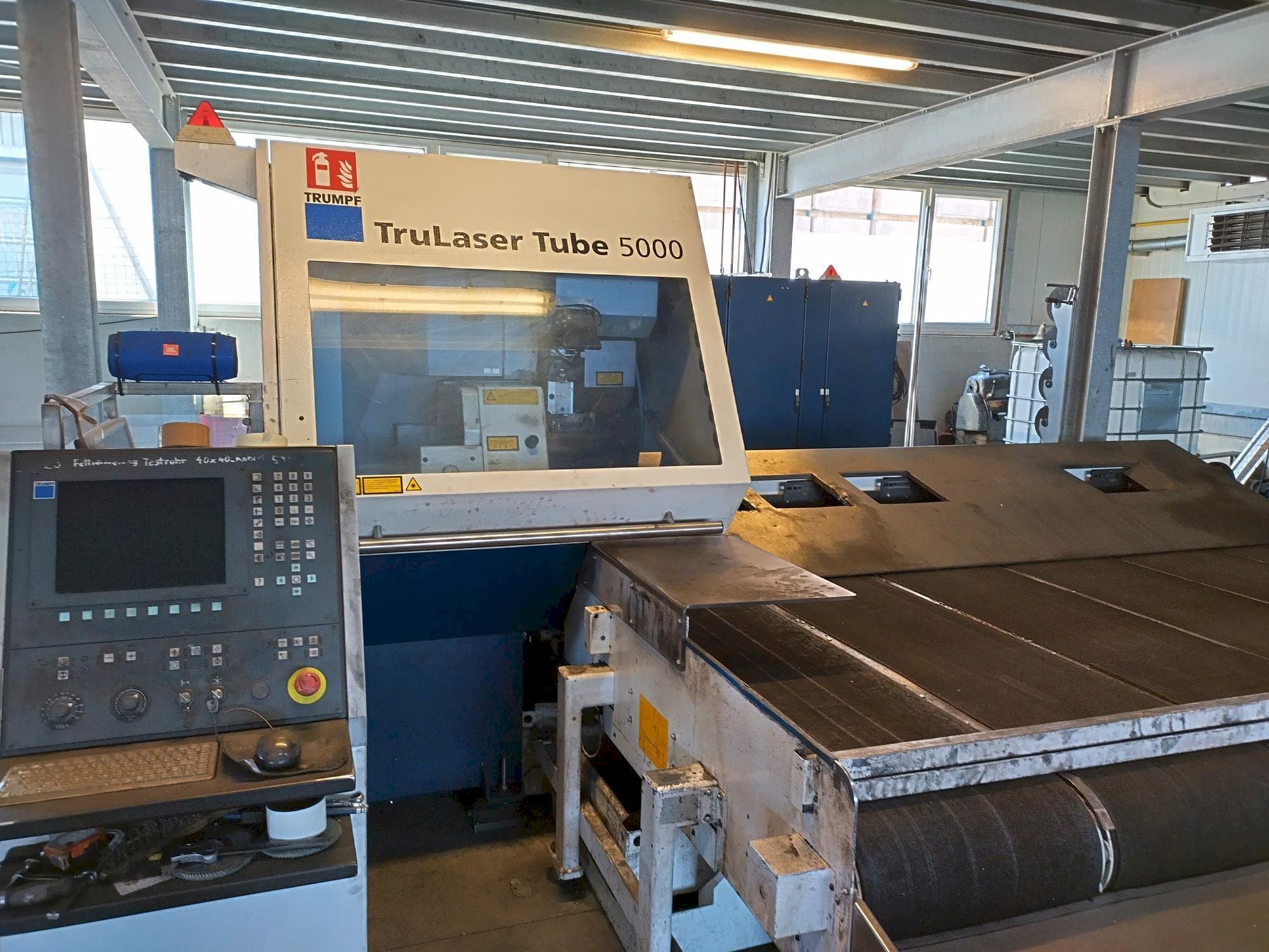 Trumpf TruLaser Tube 5000-maskinen framifrån